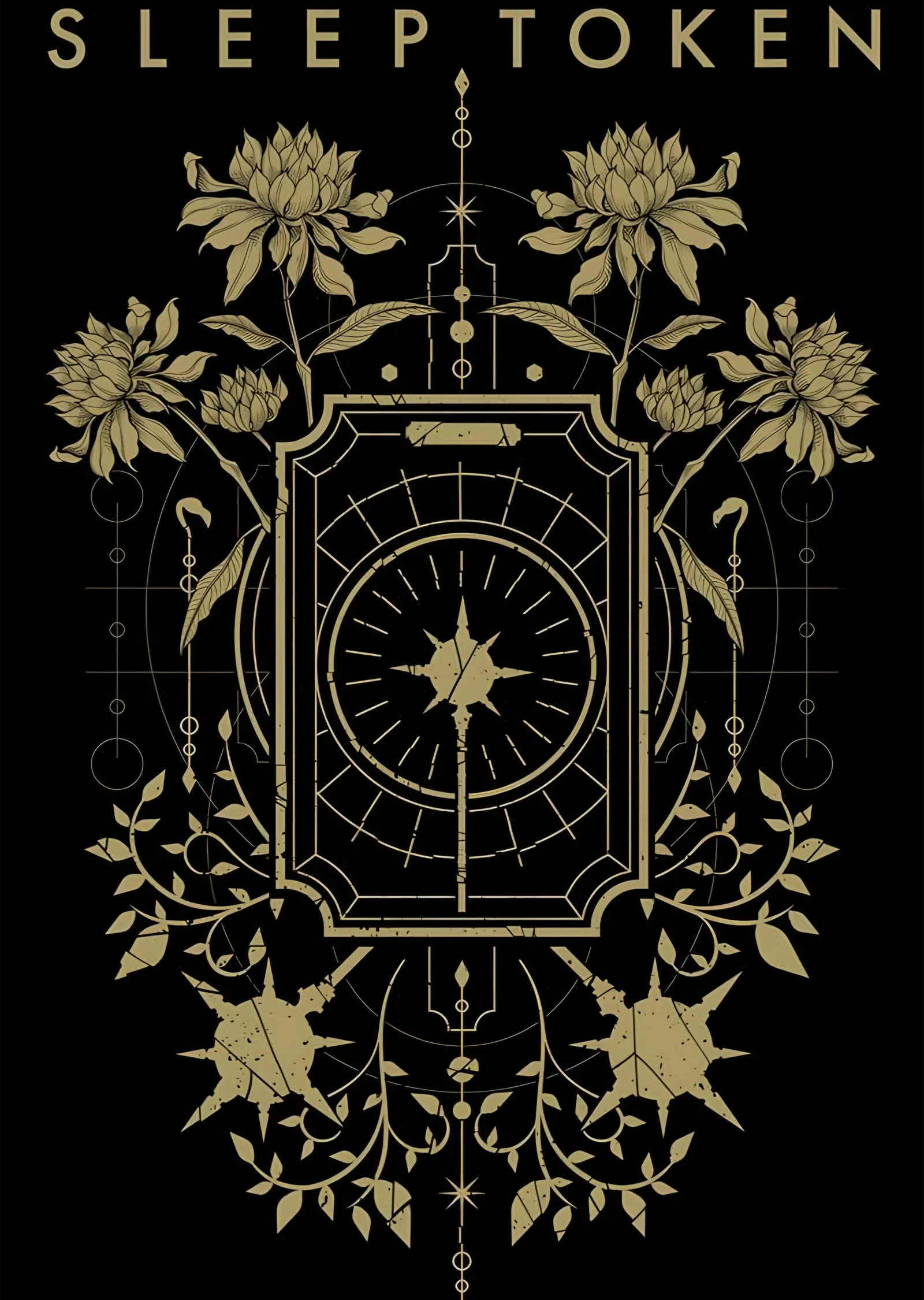 Sleep Token - Caramel metal tablo