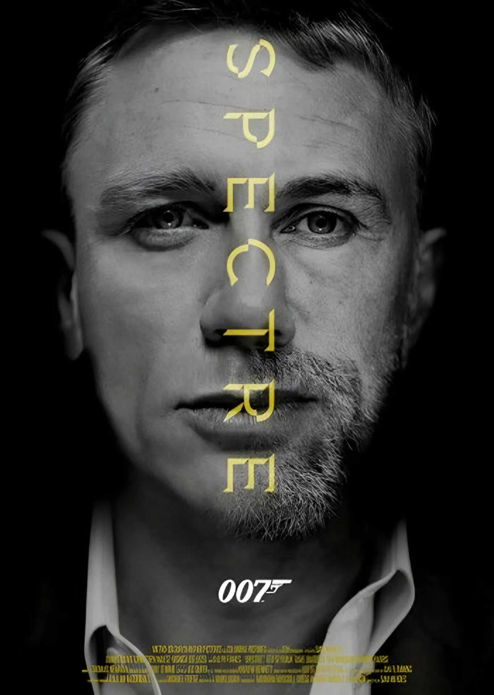 Spectre Portre Afişi metal tablo