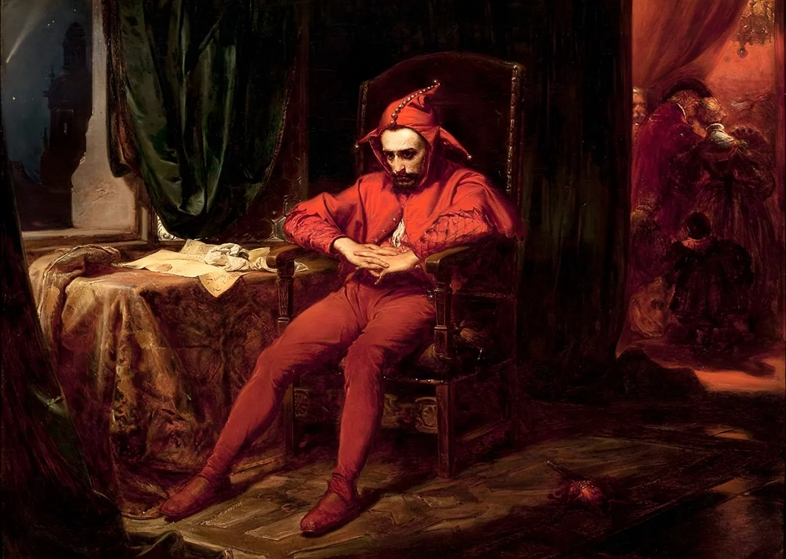 Stańczyk - Jan Matejko metal tablo