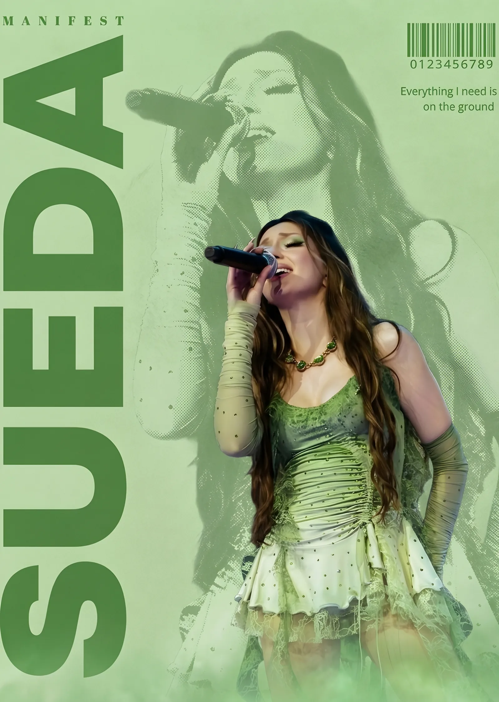 Sueda Uluca: Yeşil Manifest Posteri metal tablo