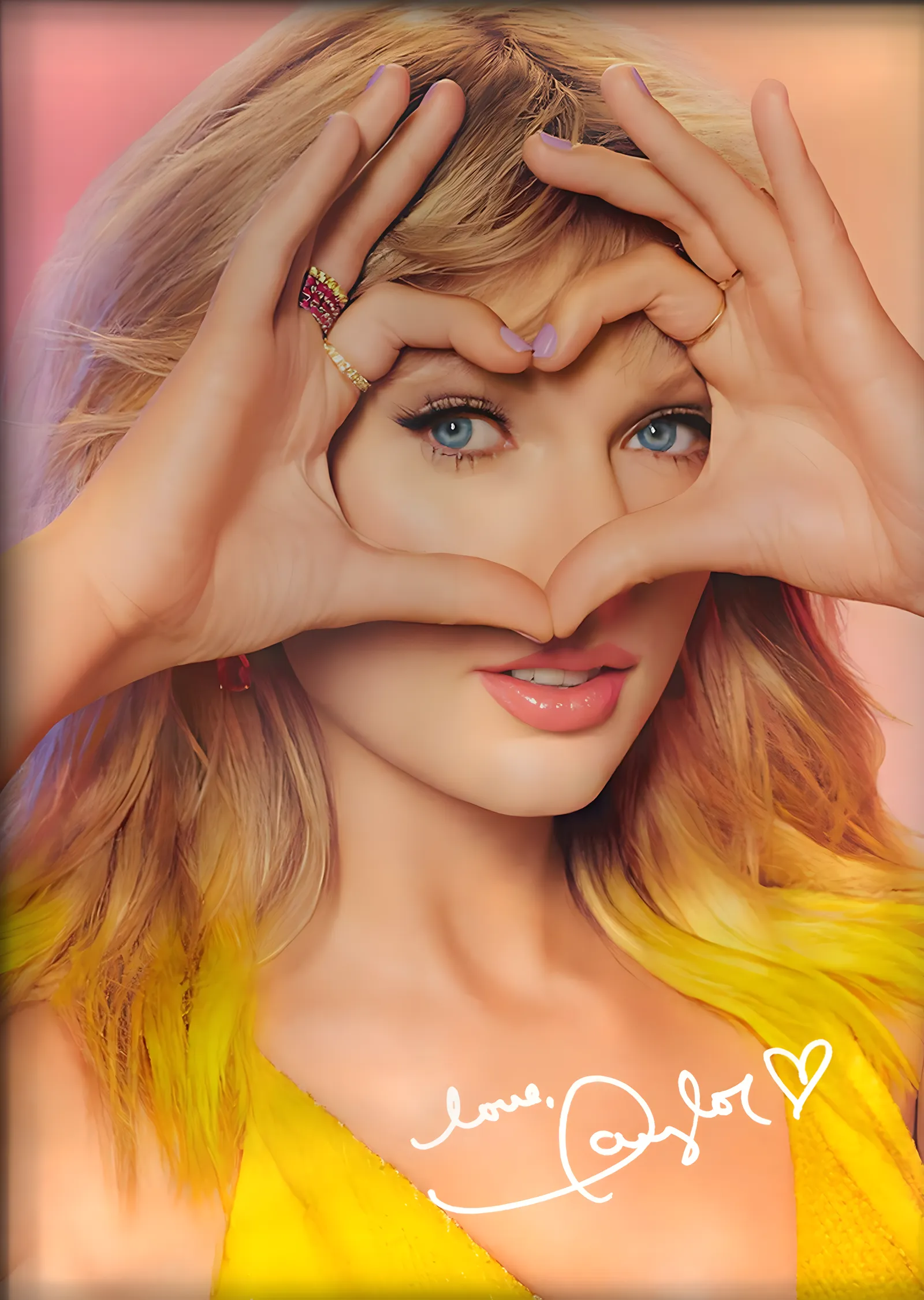 Taylor Swift: Kalp metal tablo