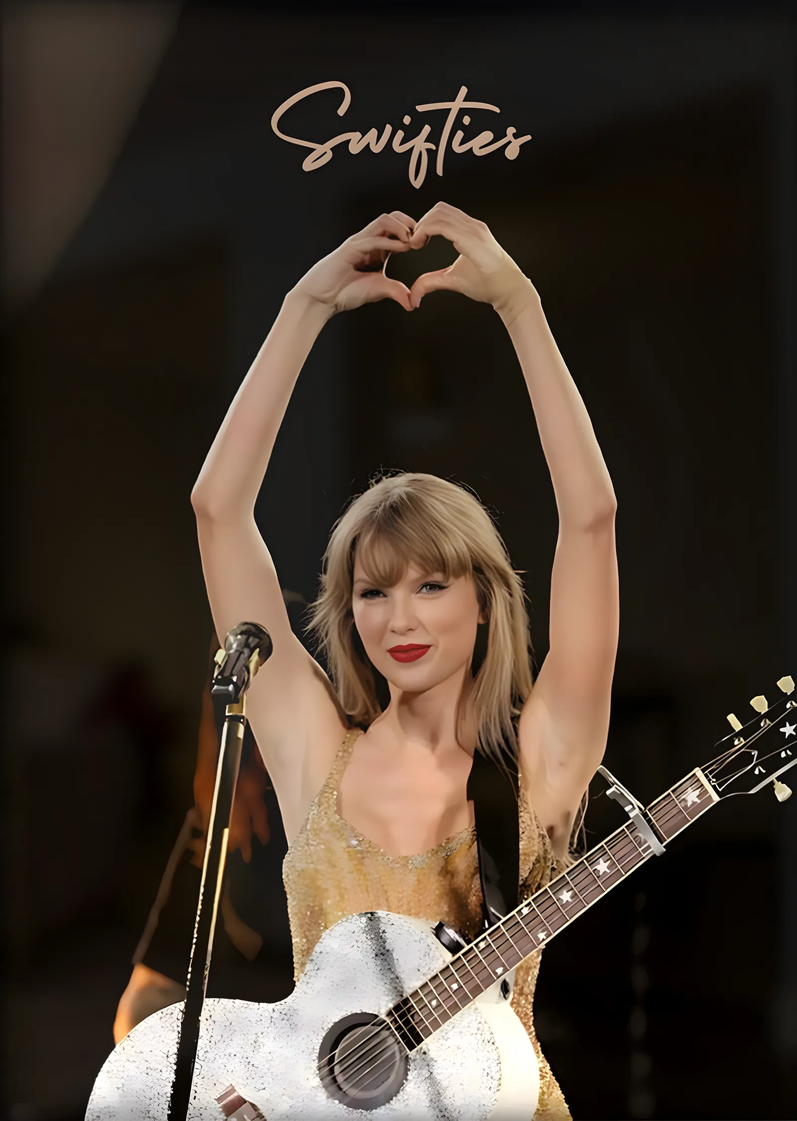 Taylor Swift: Swifties (Sahne, Gitar) metal tablo