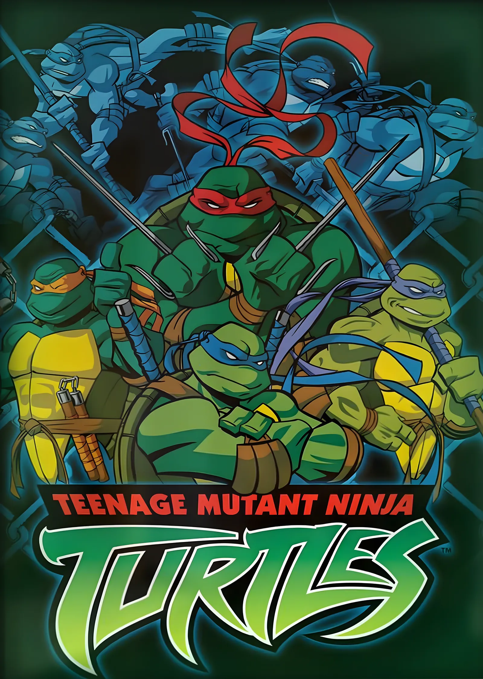 Teenage Mutant Ninja Turtles metal tablo