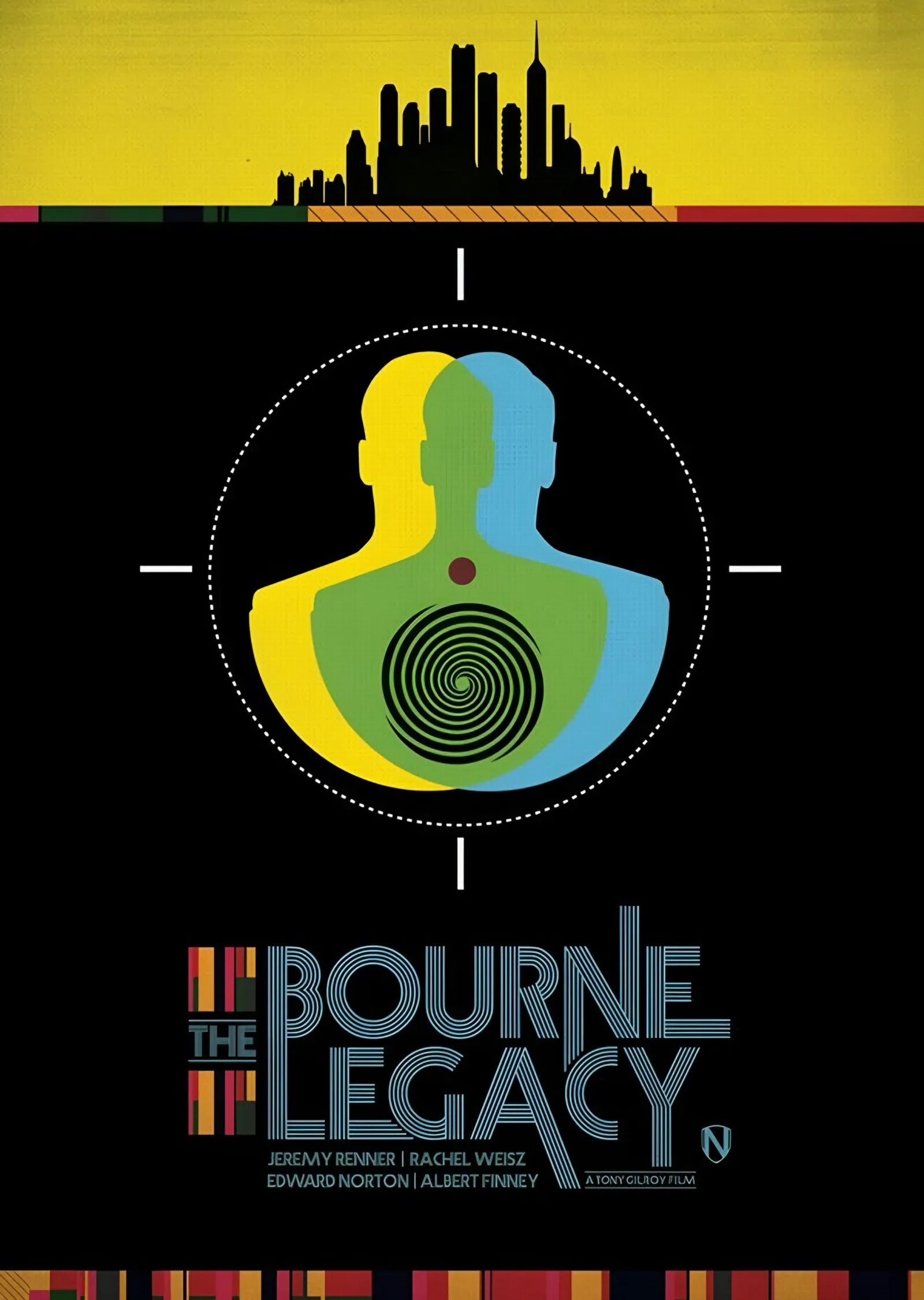 The Bourne Legacy Hedef Halkası metal tablo