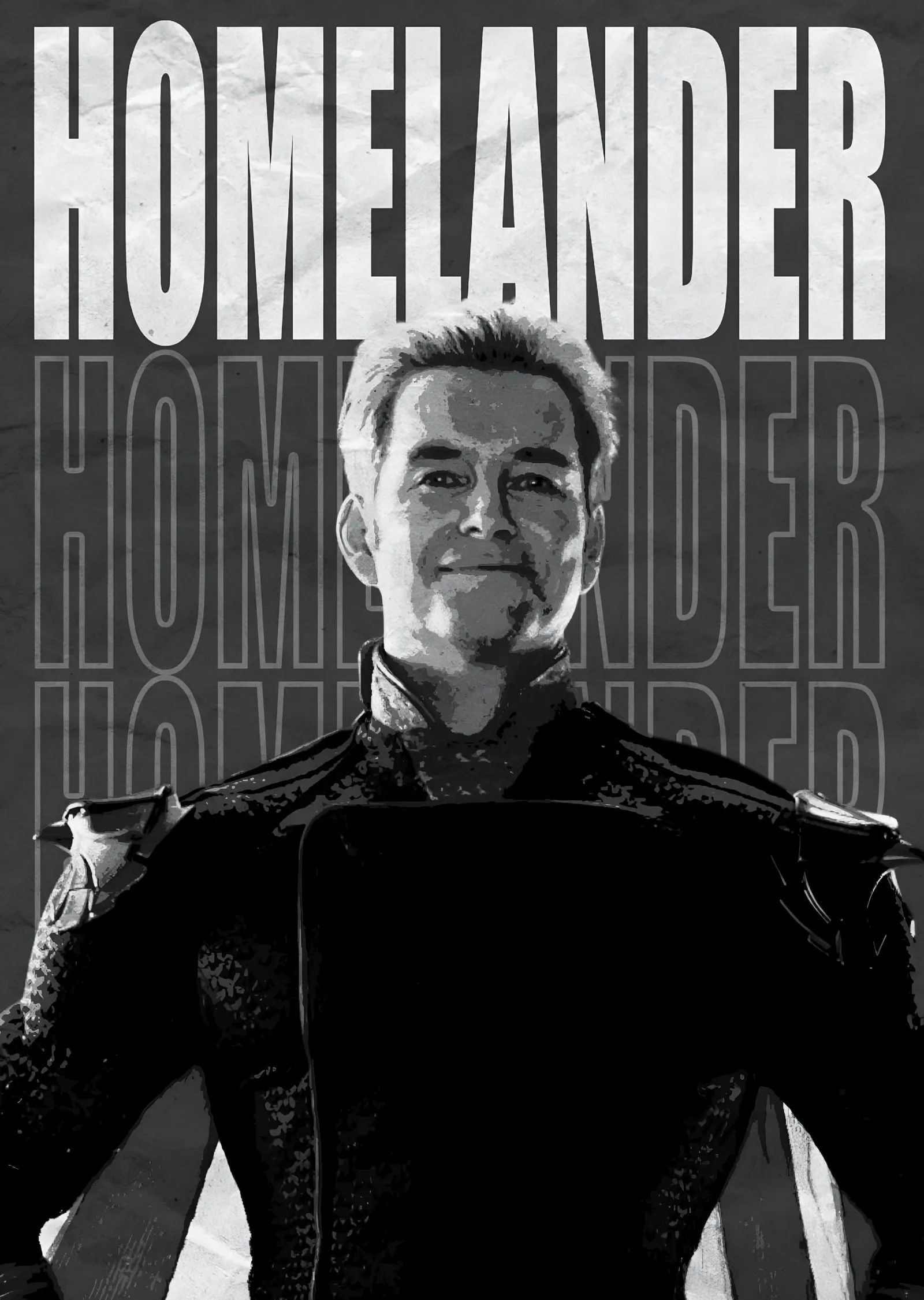 The Boys - Homelander Tipografi metal tablo