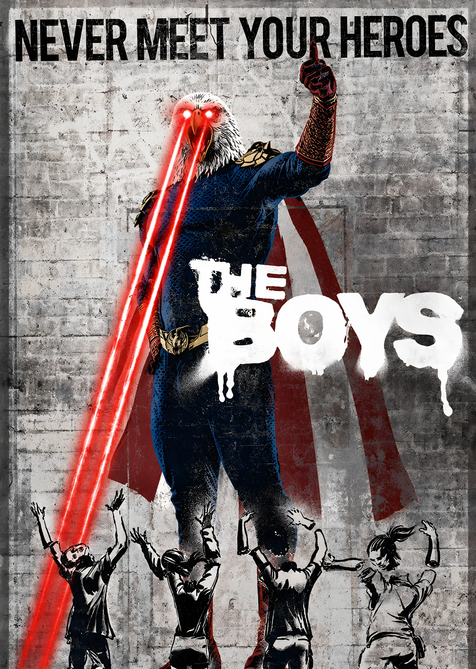 The Boys - Never Meet Your Heroes metal tablo