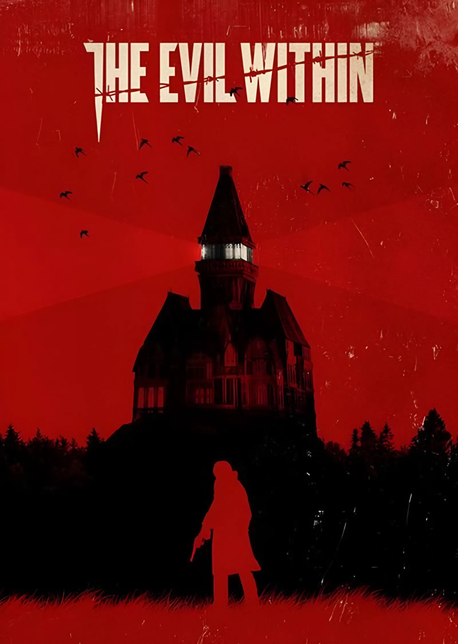 The Evil Within: Kızıl Konak metal tablo