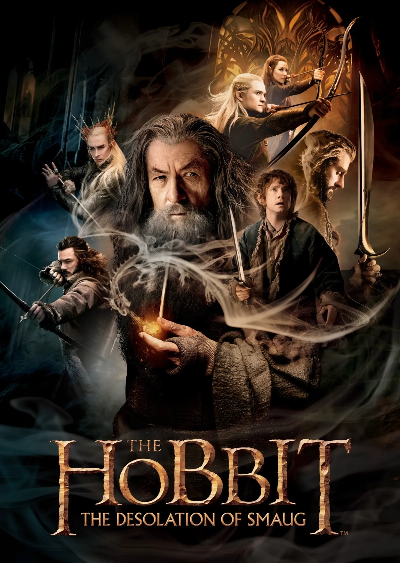 The Hobbit Kadro Afişi metal tablo