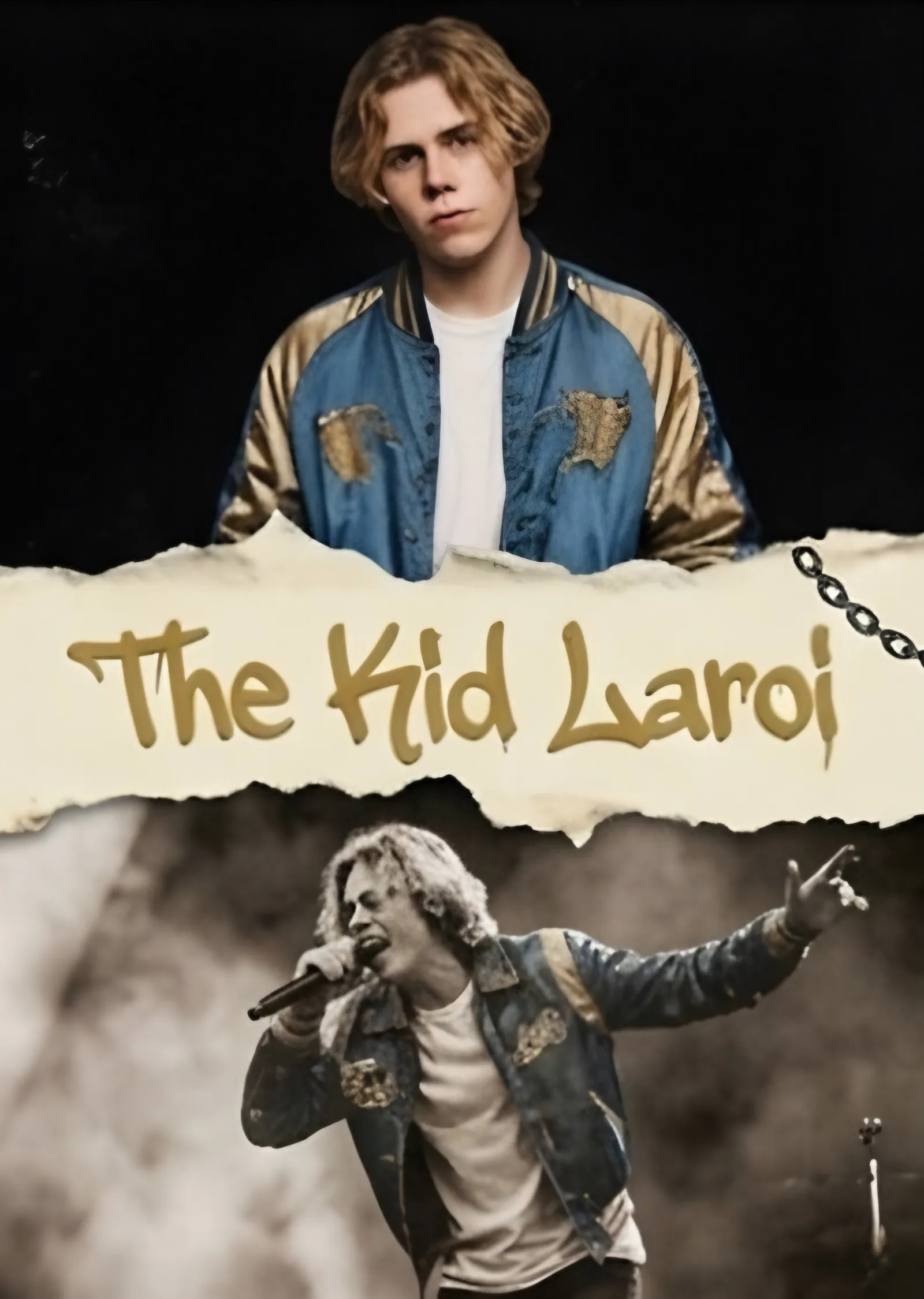 The Kid LAROI - Kağıt Şerit metal tablo