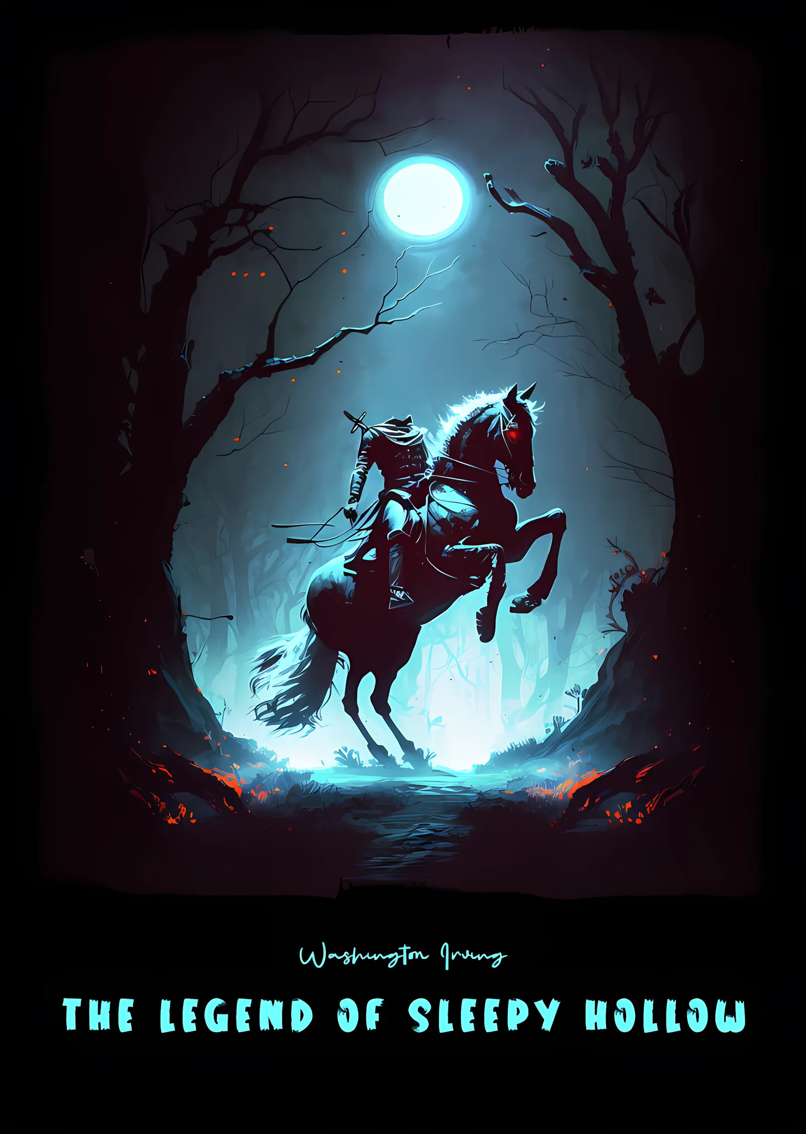 The Legend of Sleepy Hollow metal tablo