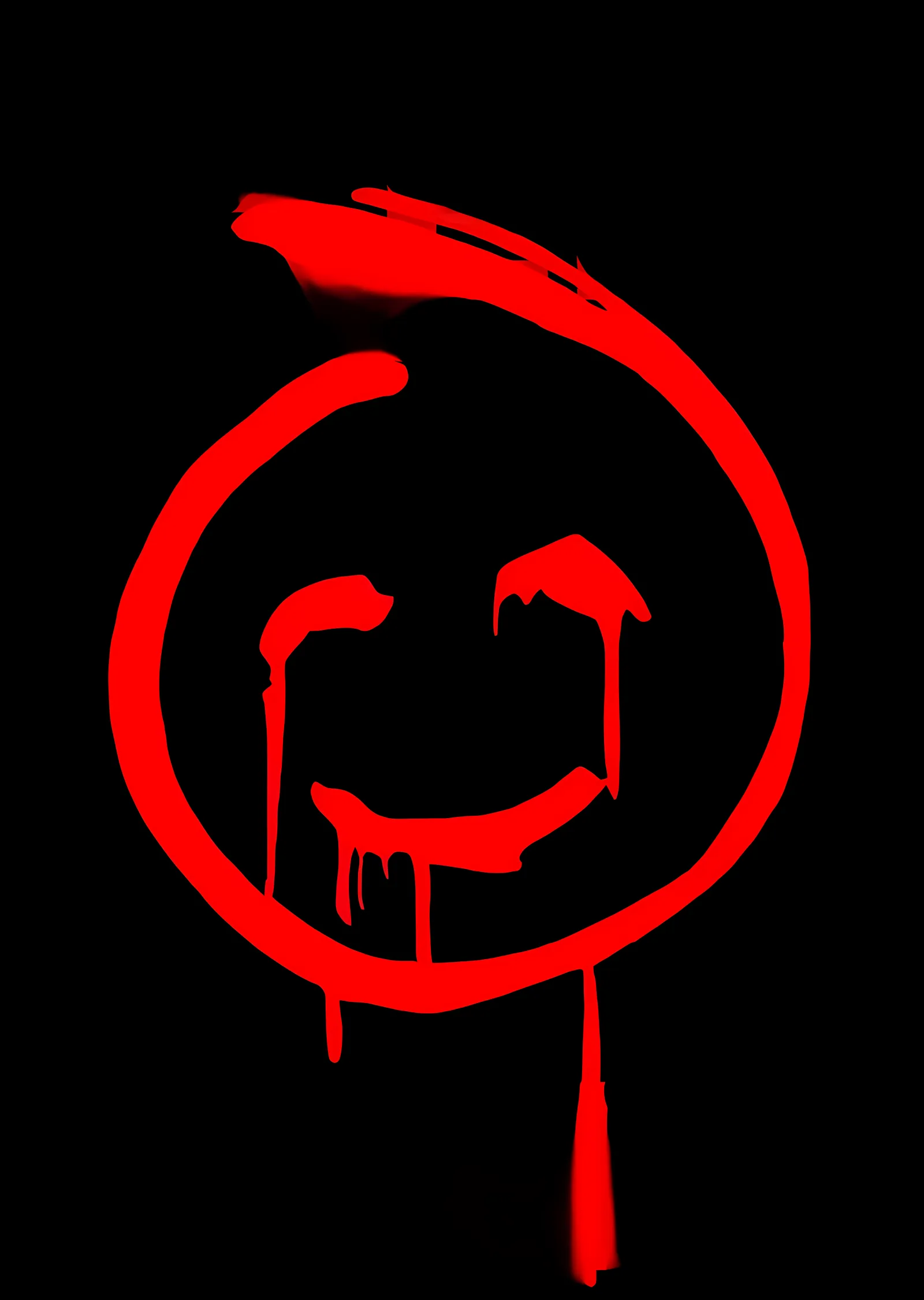 The Mentalist: Kırmızı Neon Red John metal tablo