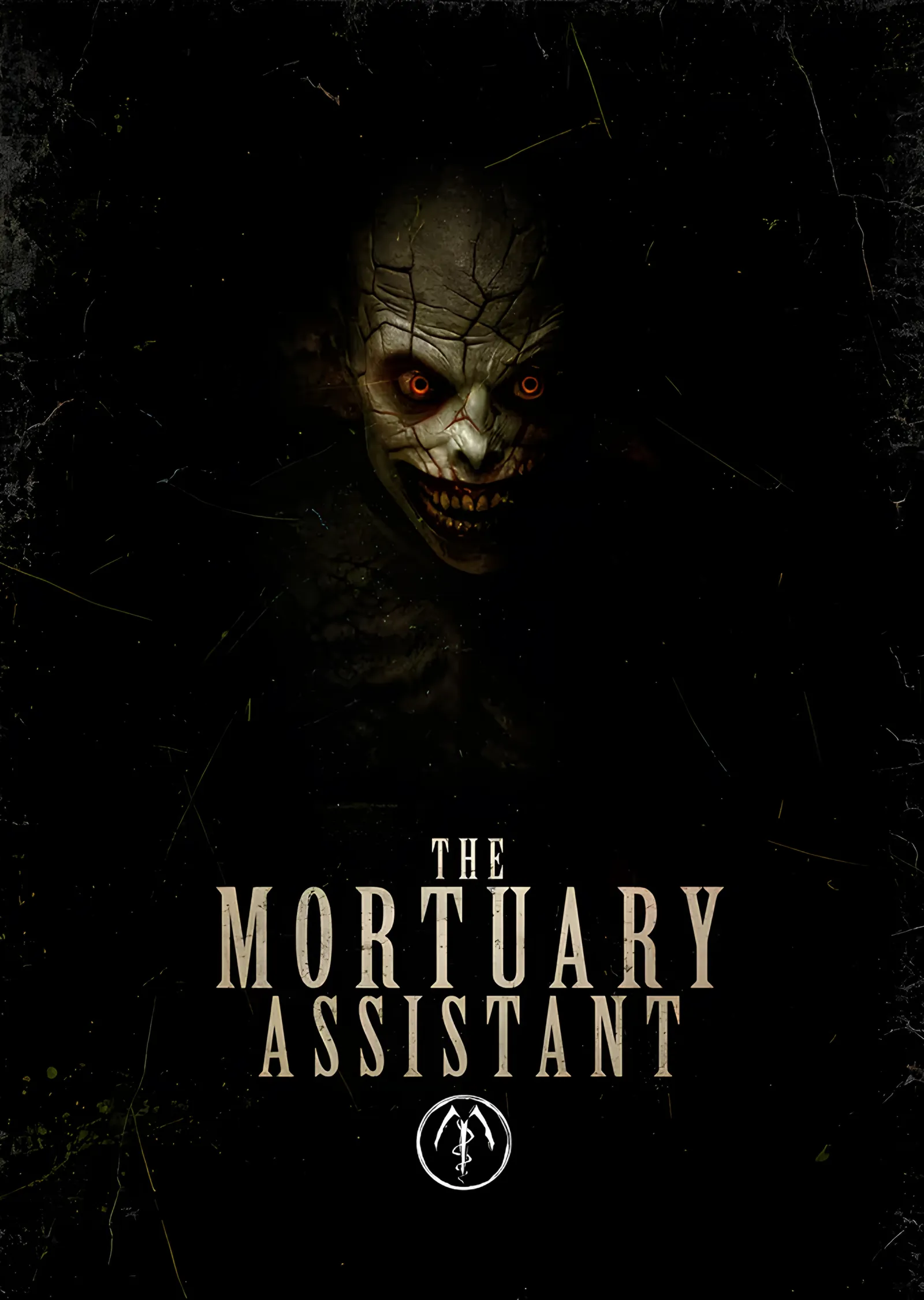 The Mortuary Assistant: Karanlıkta Sırıtan Yüz metal tablo
