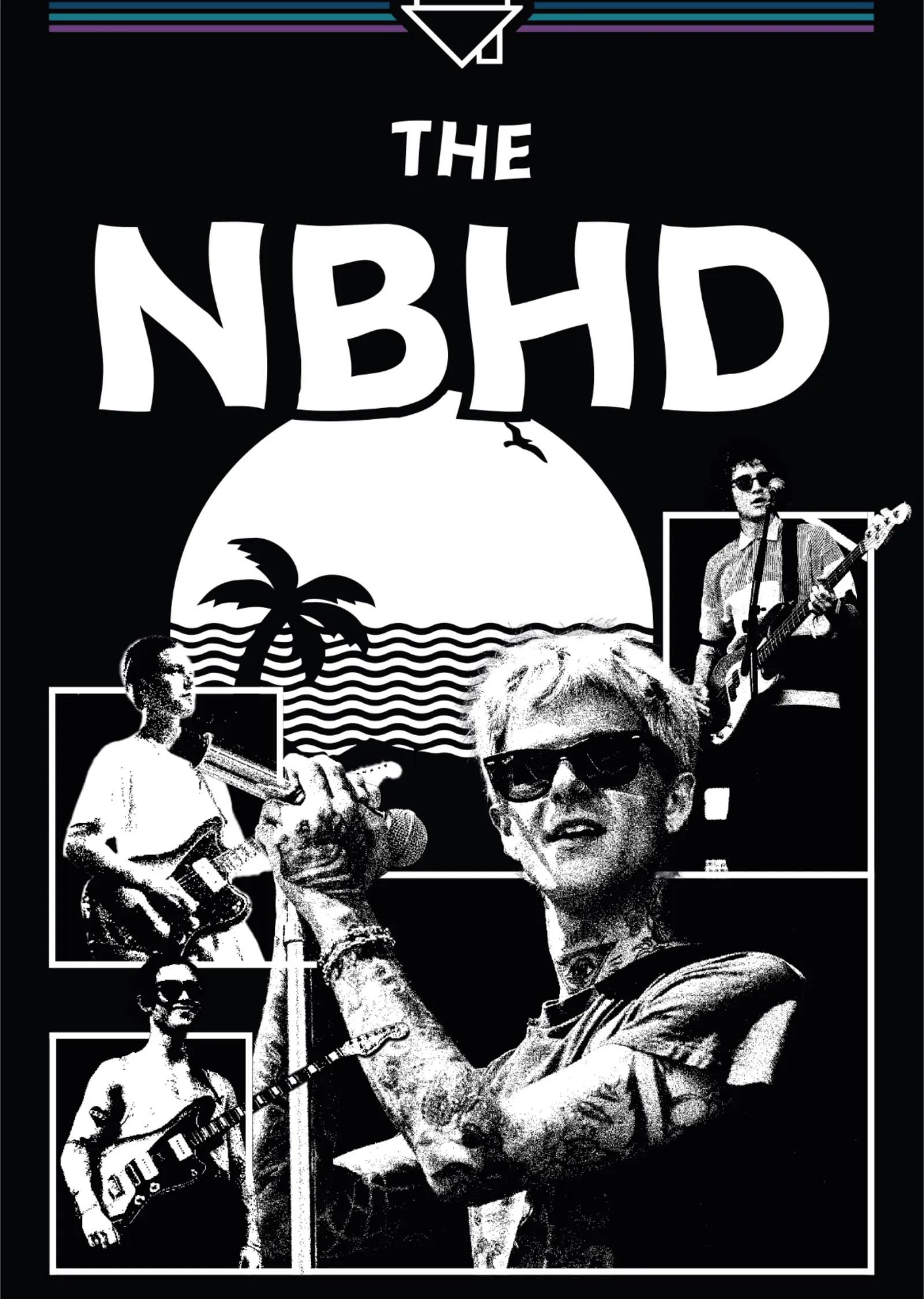 The Neighbourhood: Palmiye ve Sahne metal tablo