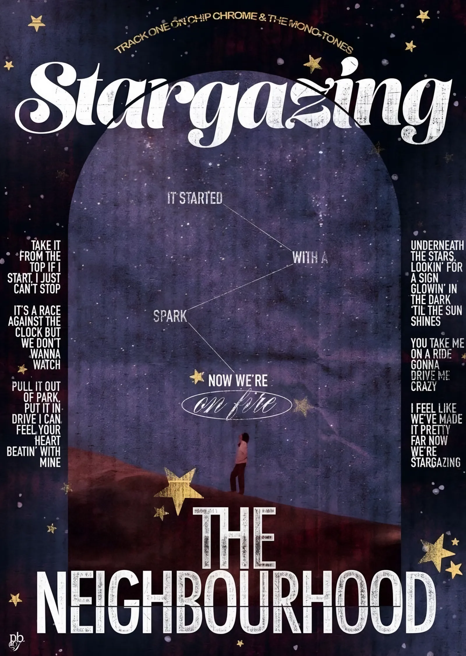 The Neighbourhood: Stargazing metal tablo