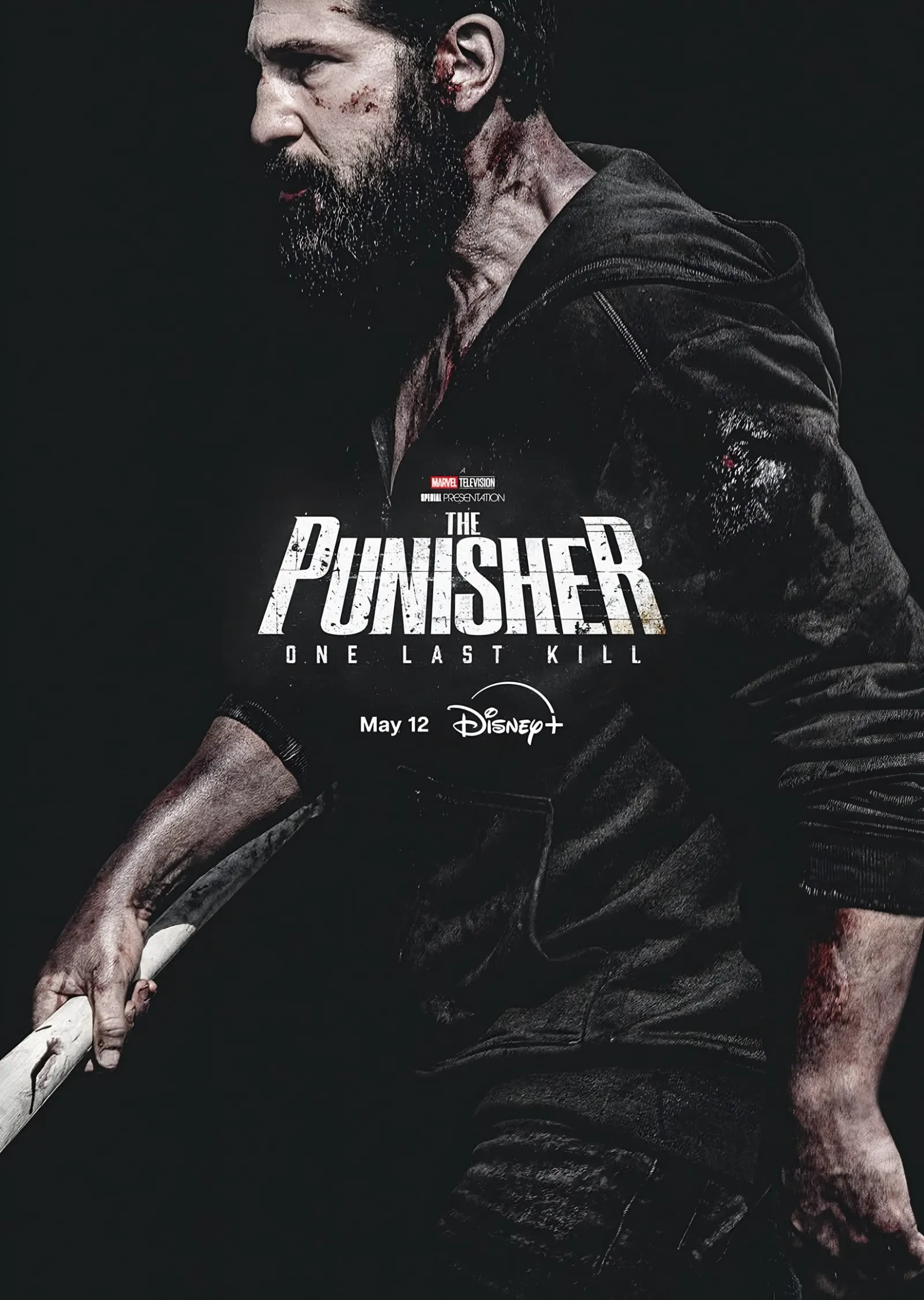 The Punisher Bıçak metal tablo