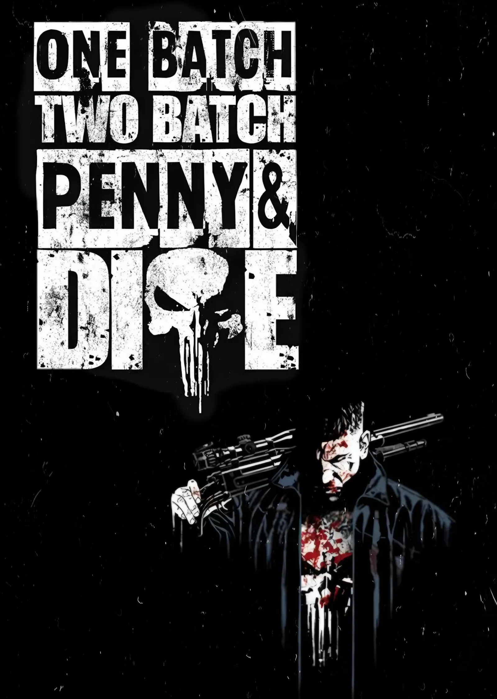 The Punisher - One Batch, Two Batch metal tablo