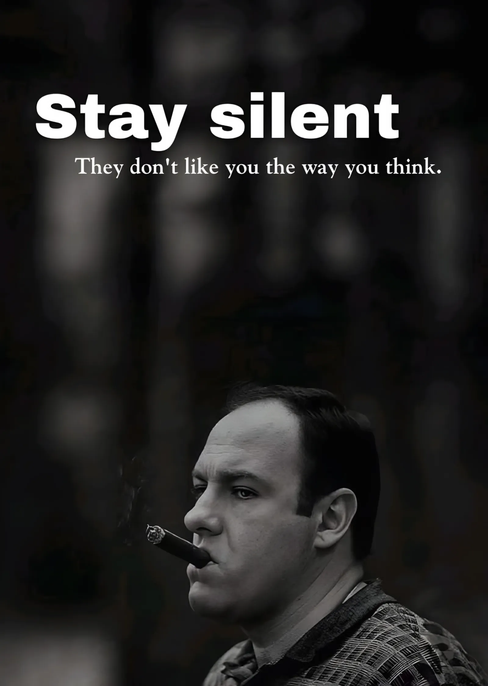 The Sopranos - Stay Silent metal tablo