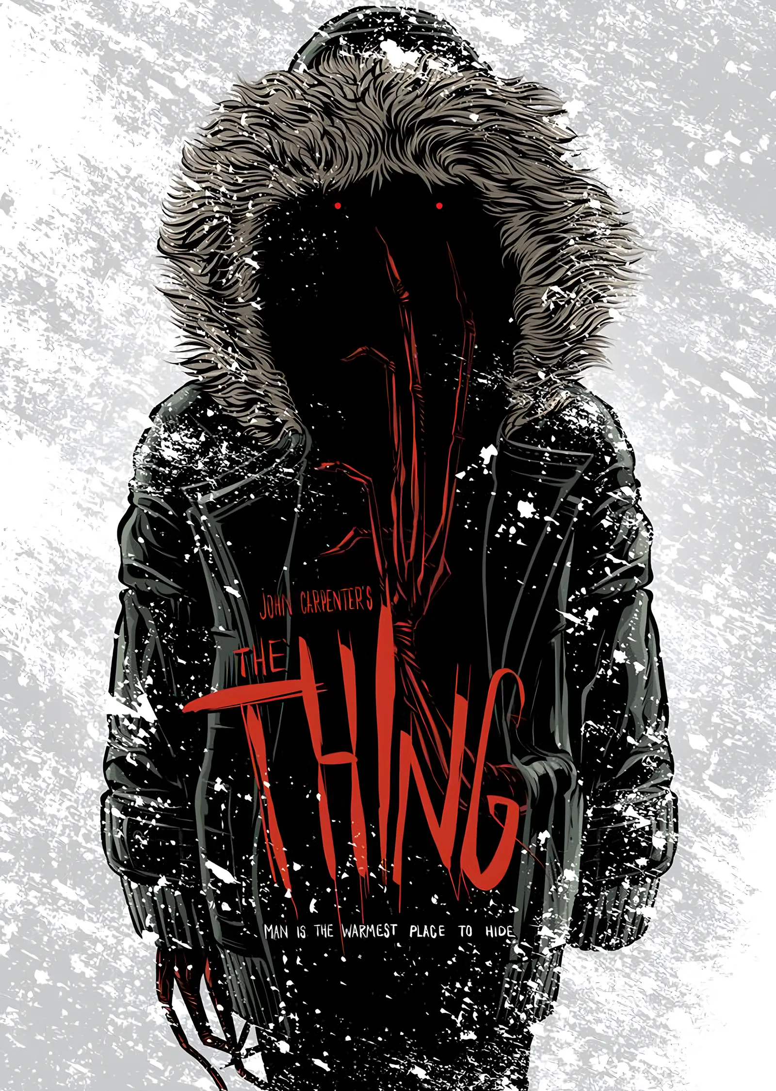 The Thing - Kapüşon metal tablo
