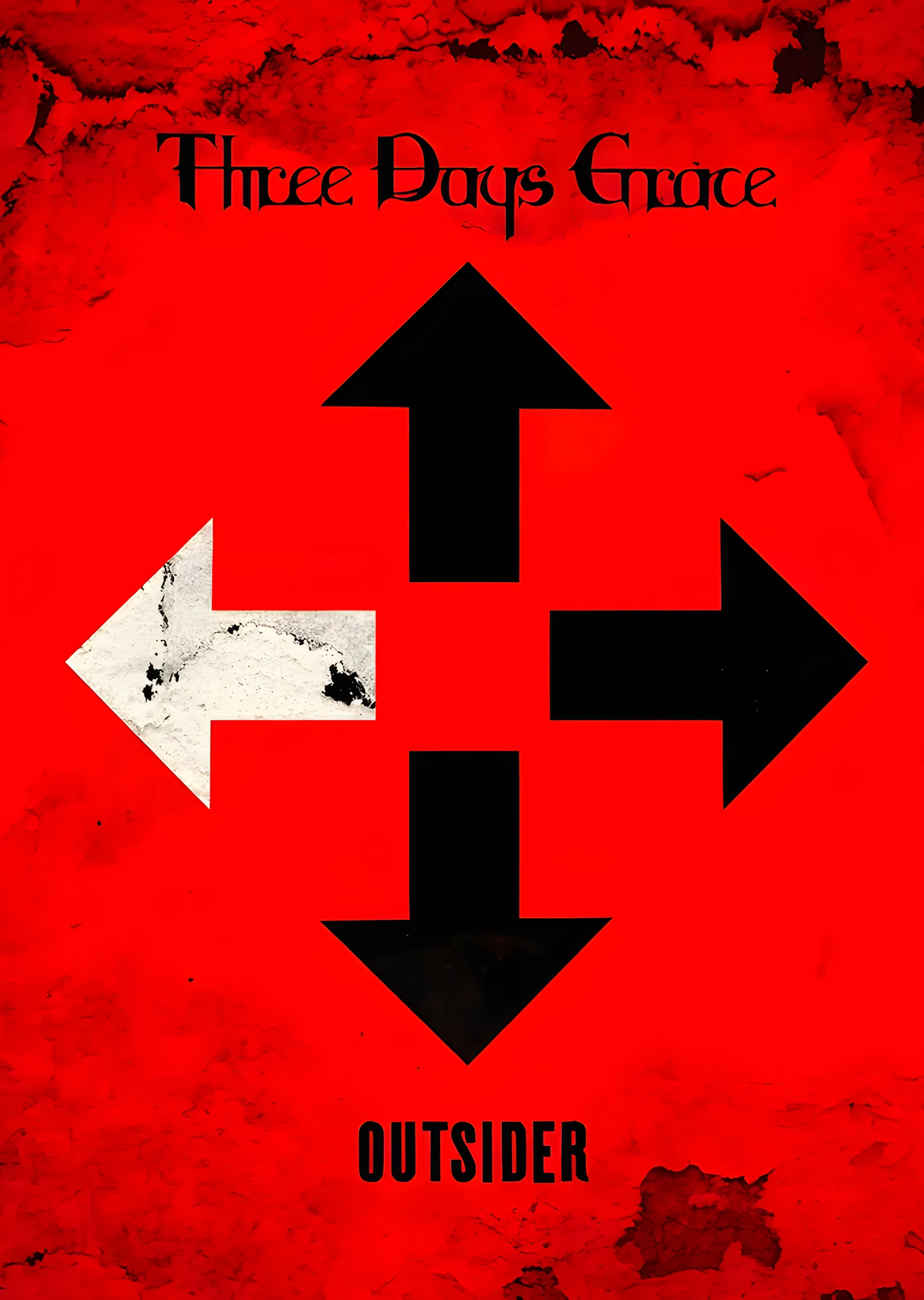 Three Days Grace - Outsider Oklar metal tablo