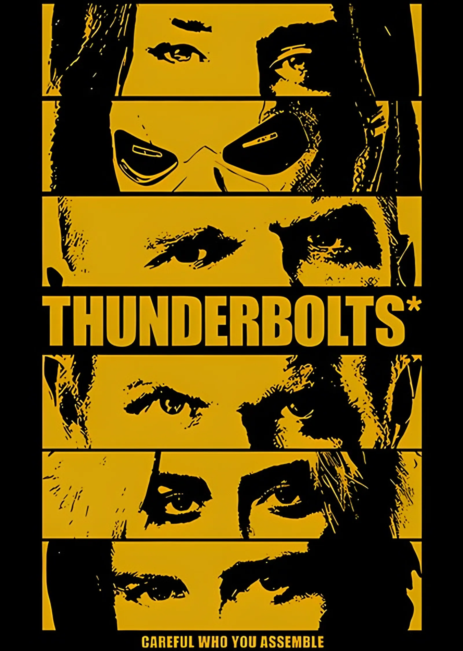 Thunderbolts - Bakışlar metal tablo