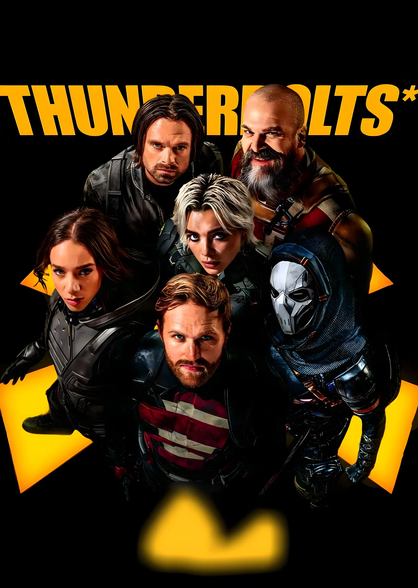 Thunderbolts - Sarı Oklar metal tablo