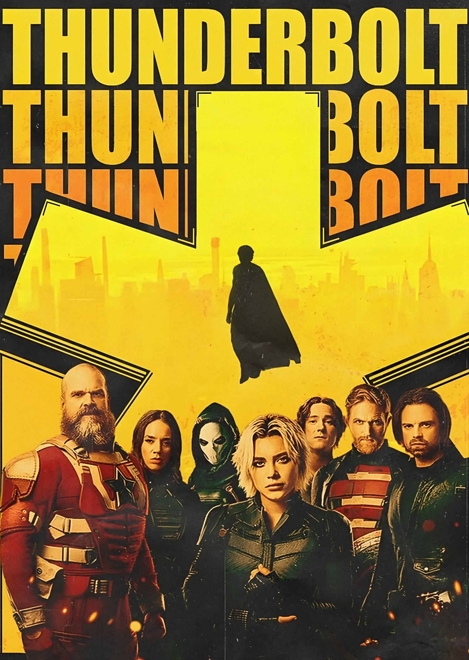 Thunderbolts - Sarı Şimşek metal tablo