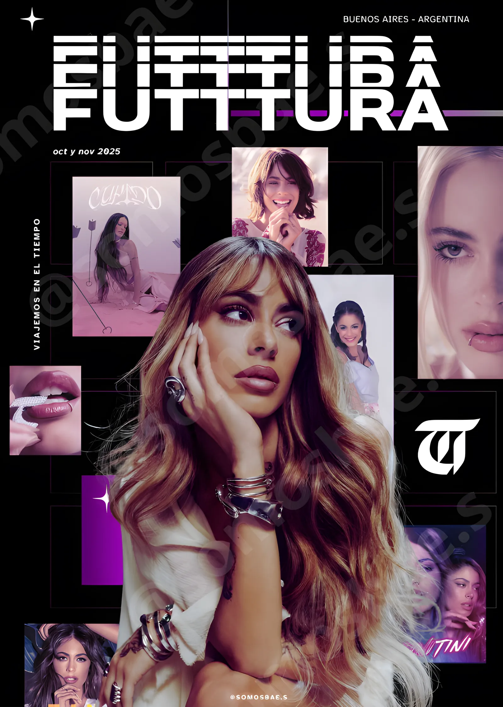 TINI - Futttura Dergi Düzeni metal tablo