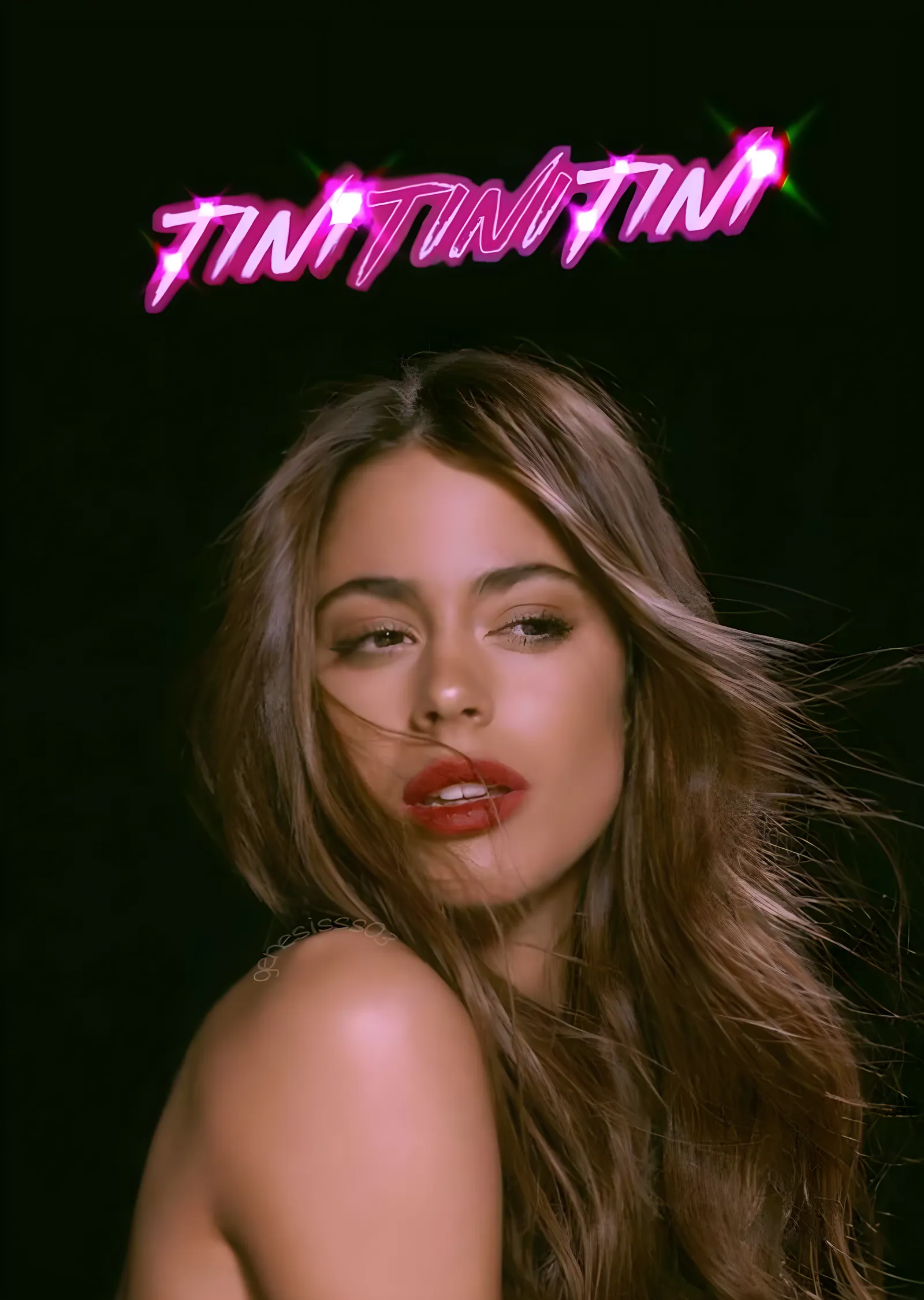 TINI - Neon Yazı metal tablo