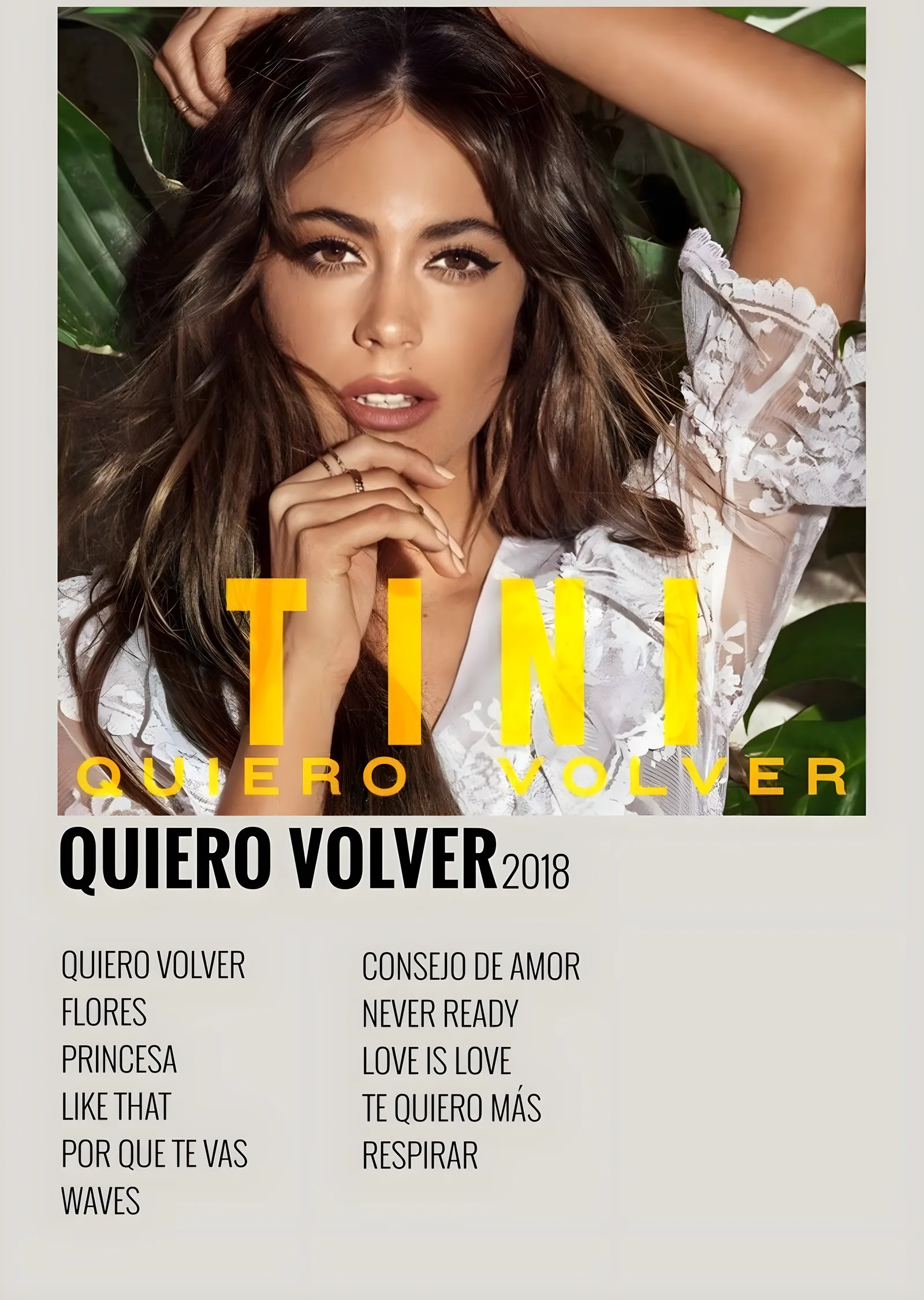 TINI - Quiero Volver metal tablo