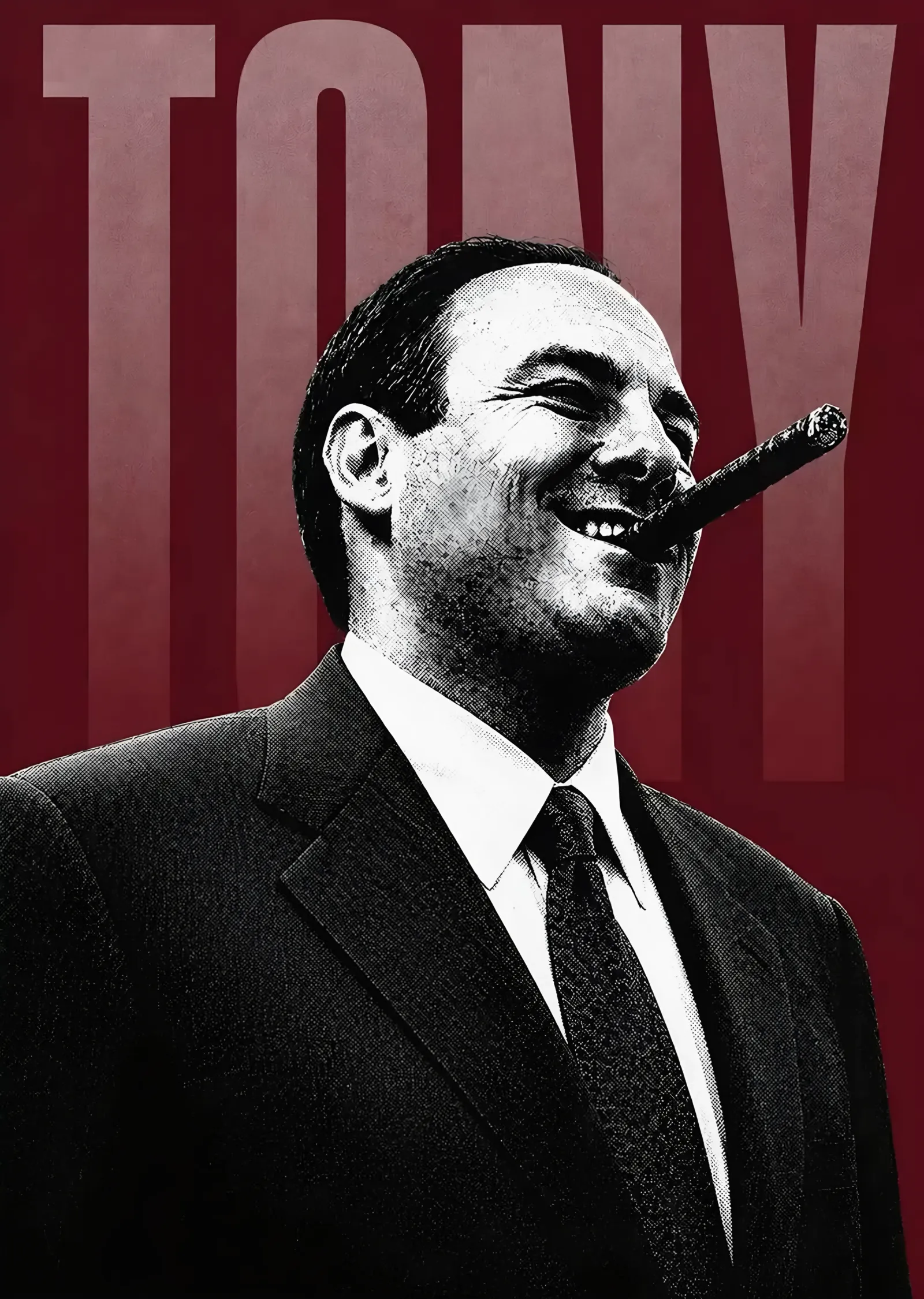 Tony Soprano metal tablo
