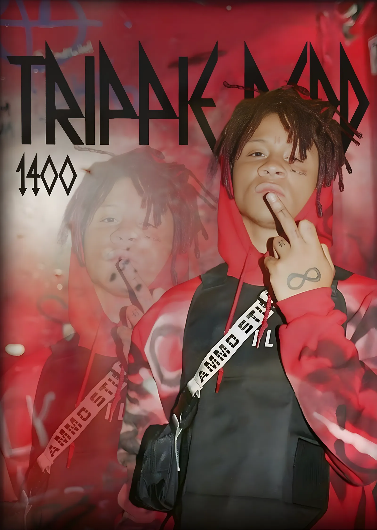 Trippie Redd: 1400 metal tablo