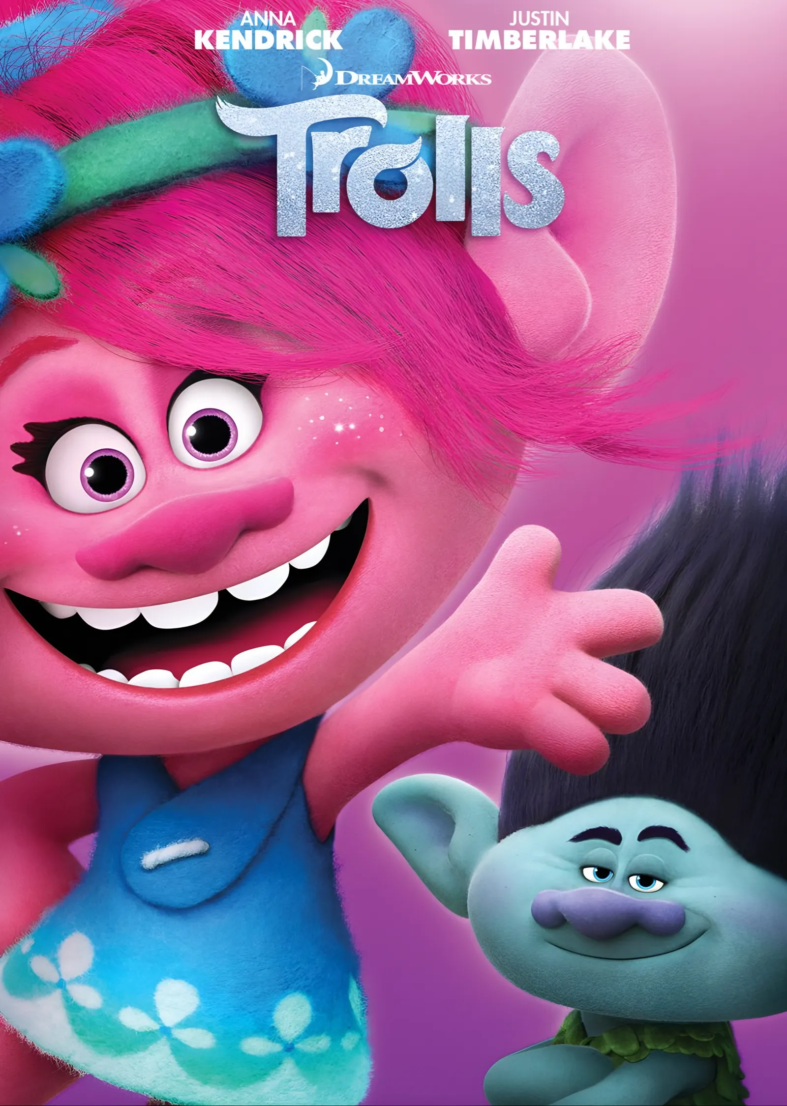 Trolls Poppy ve Branch metal tablo