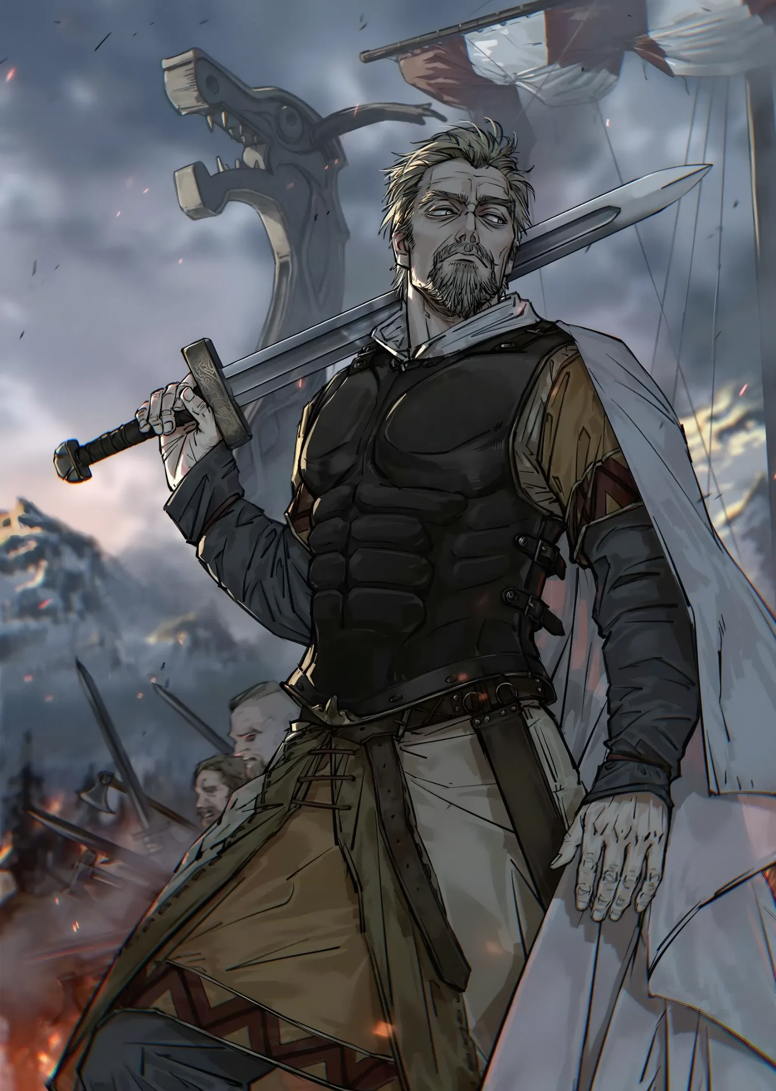 Vinland Saga: Omuzda Balta metal tablo