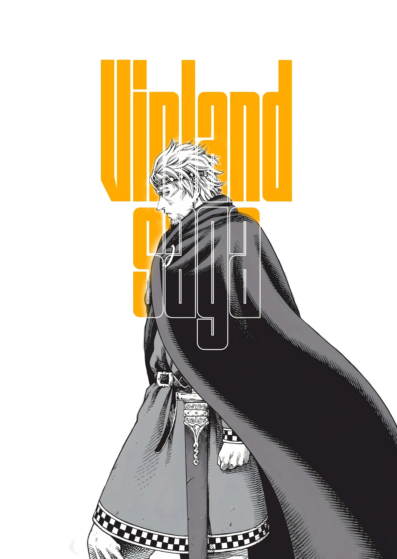 Vinland Saga: Turuncu Logolu Thorfinn metal tablo