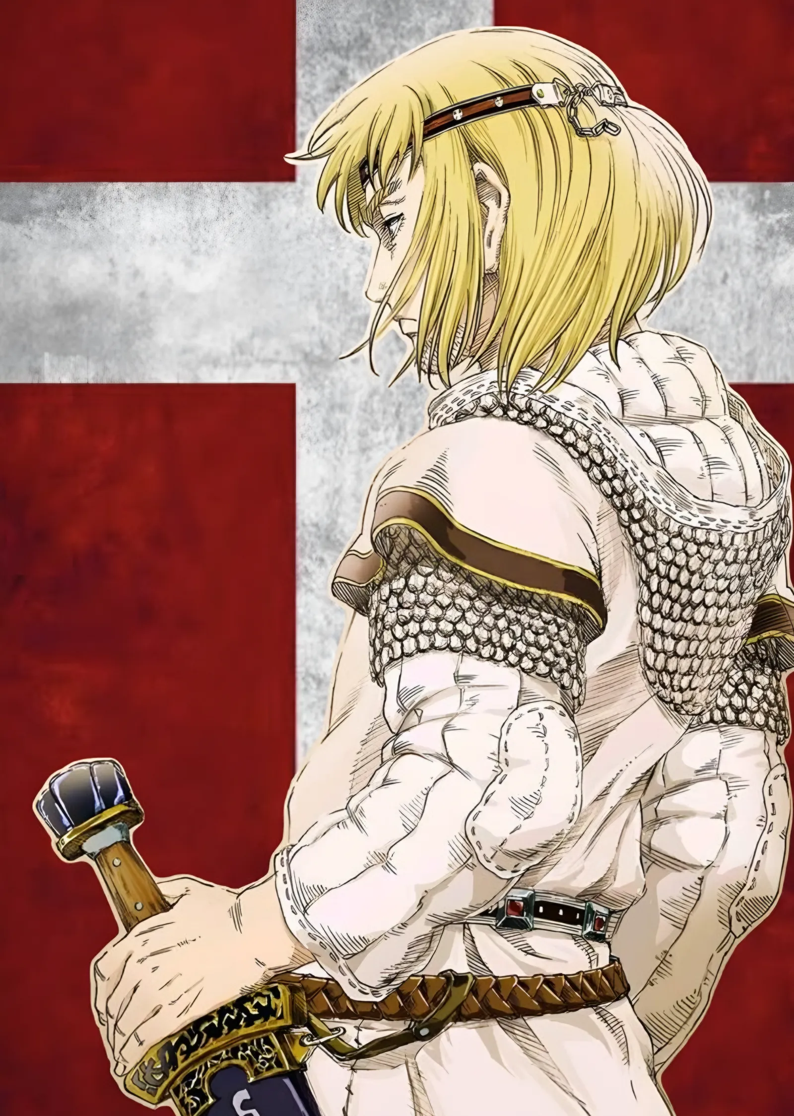 Vinland Saga: Zincir Zırhlı Thorfinn metal tablo