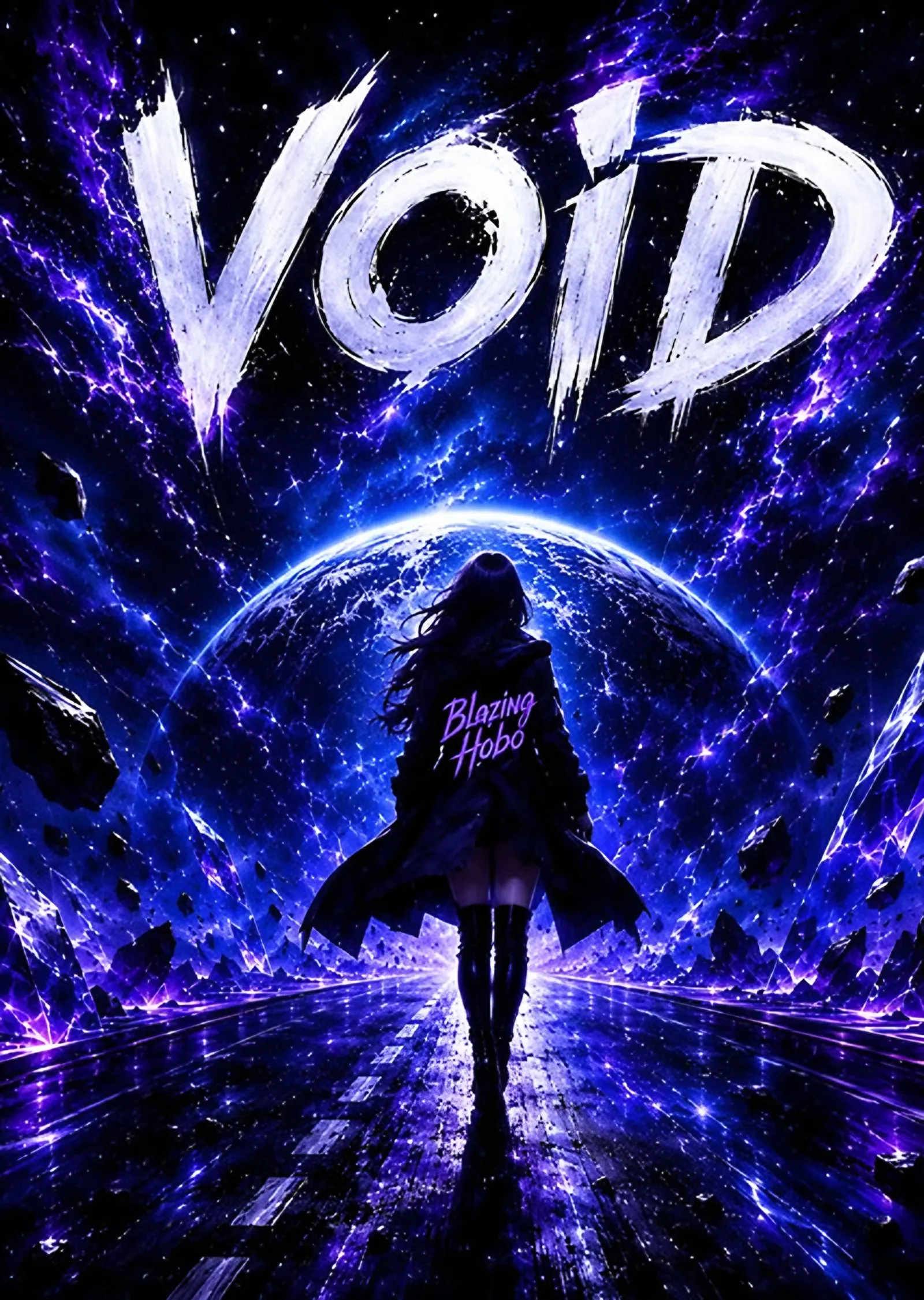 Void Karanlık Yolculuk metal tablo