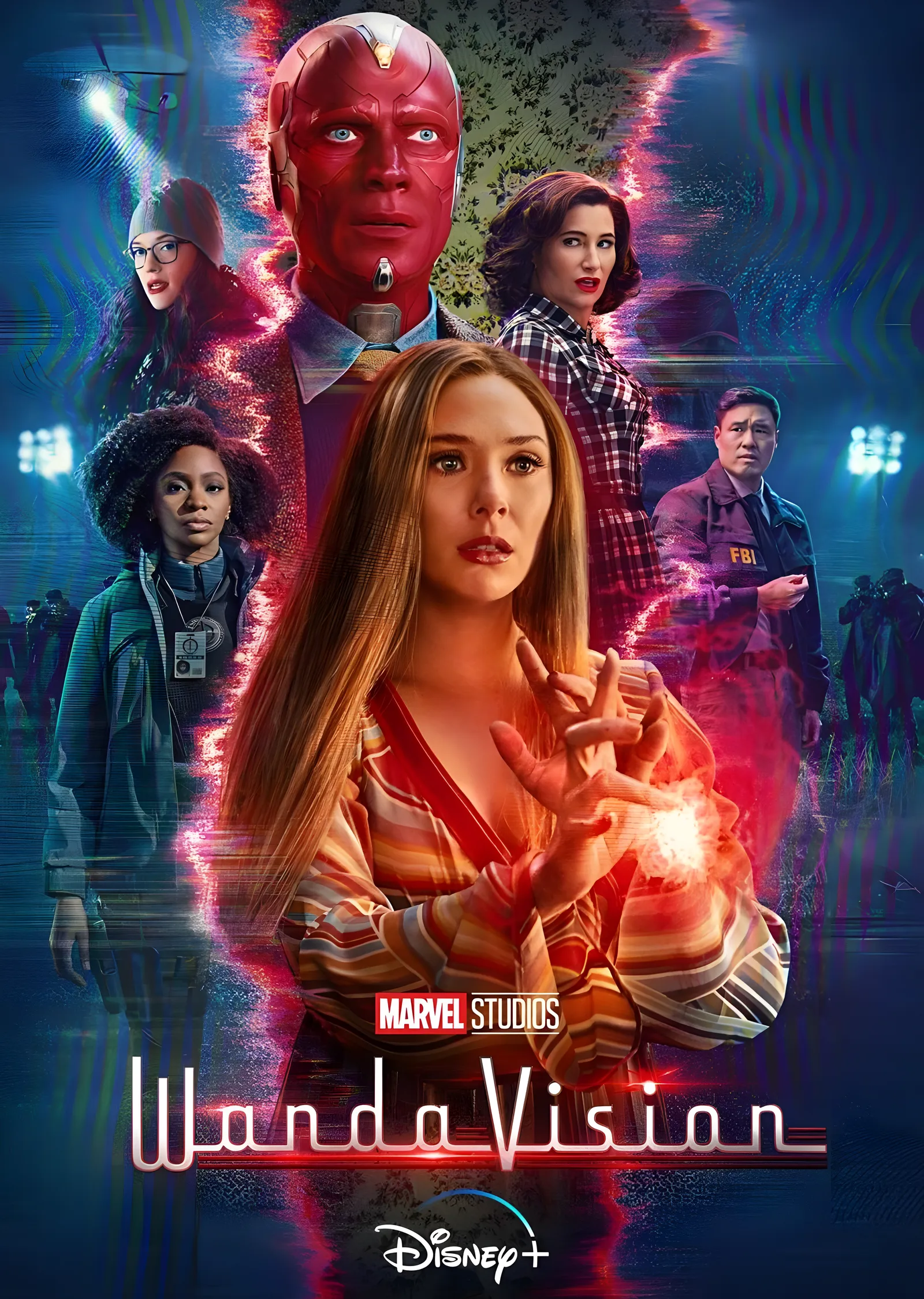 WandaVision - Disney+ Afişi metal tablo