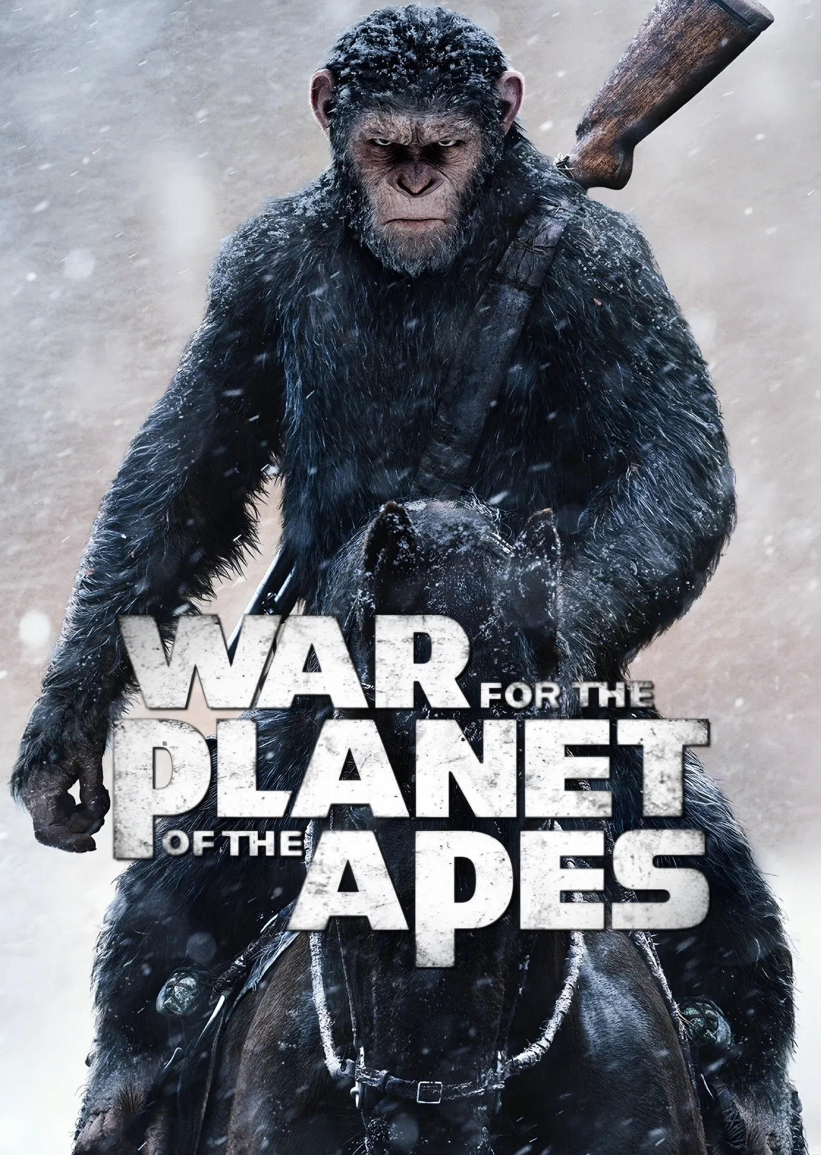 War for the Planet of the Apes metal tablo
