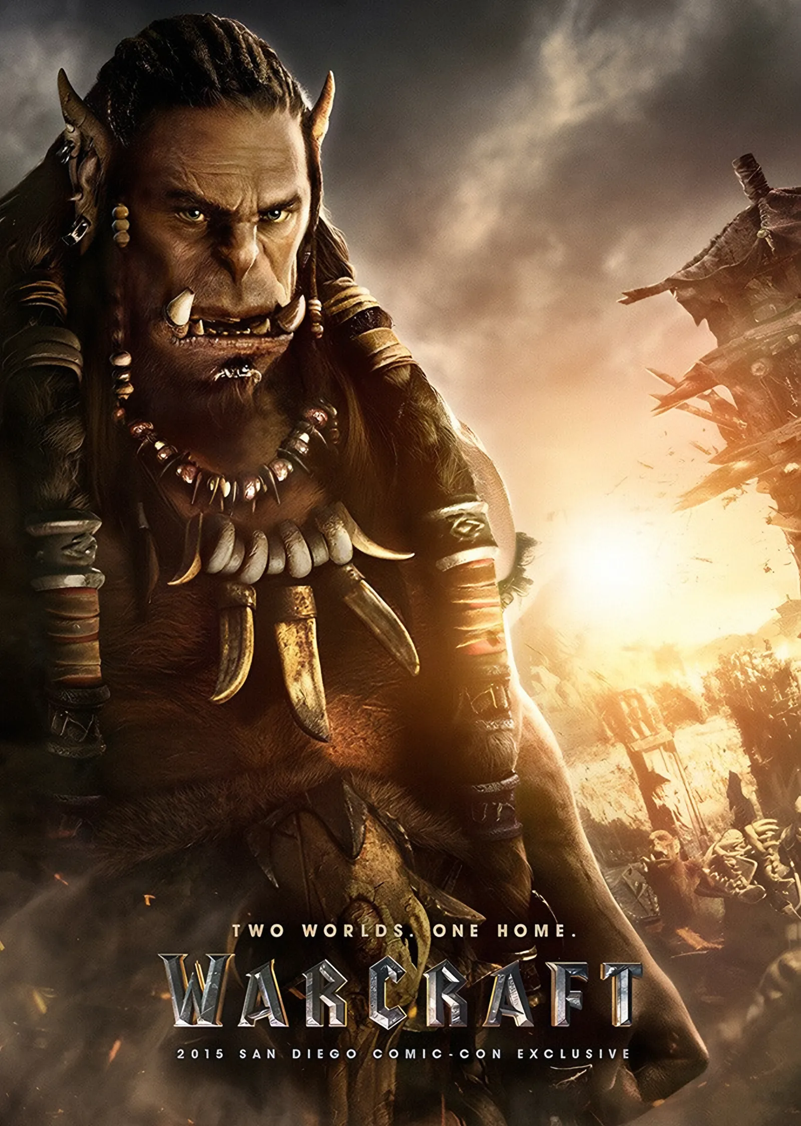 Warcraft - Dişli Ork metal tablo