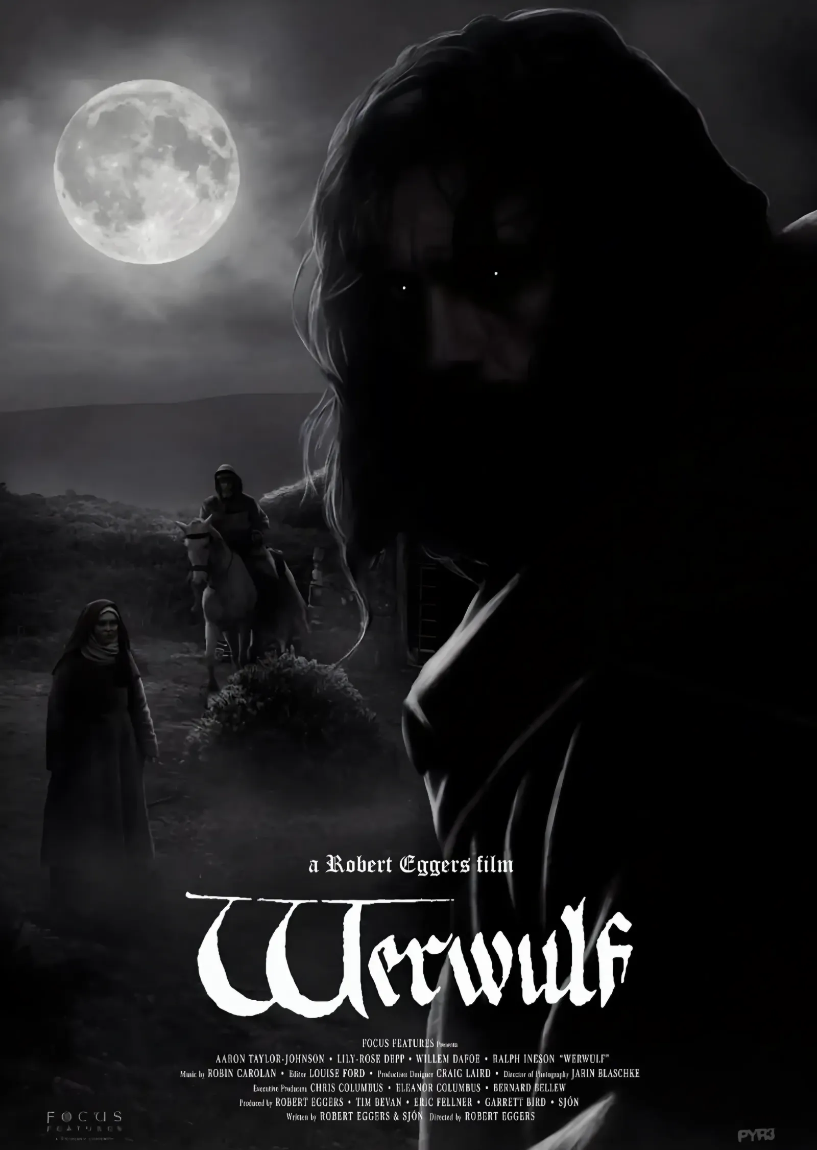 Werwulf Dolunayda Süvari metal tablo