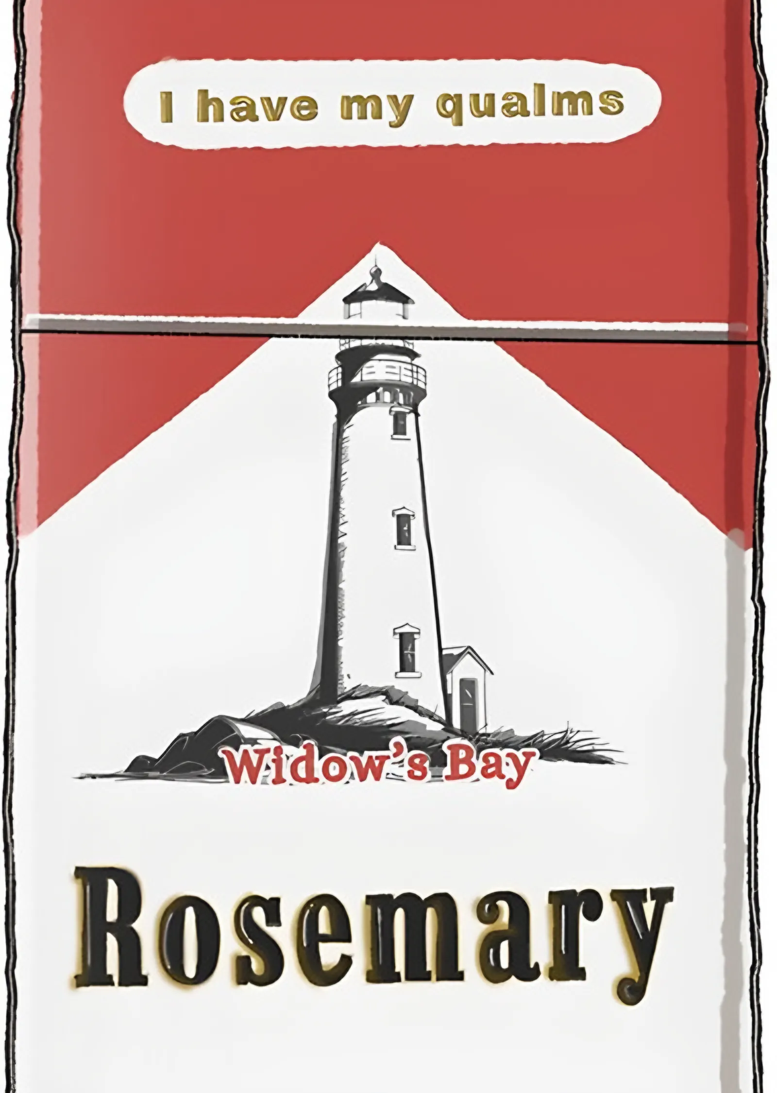 Widow's Bay - Rosemary metal tablo