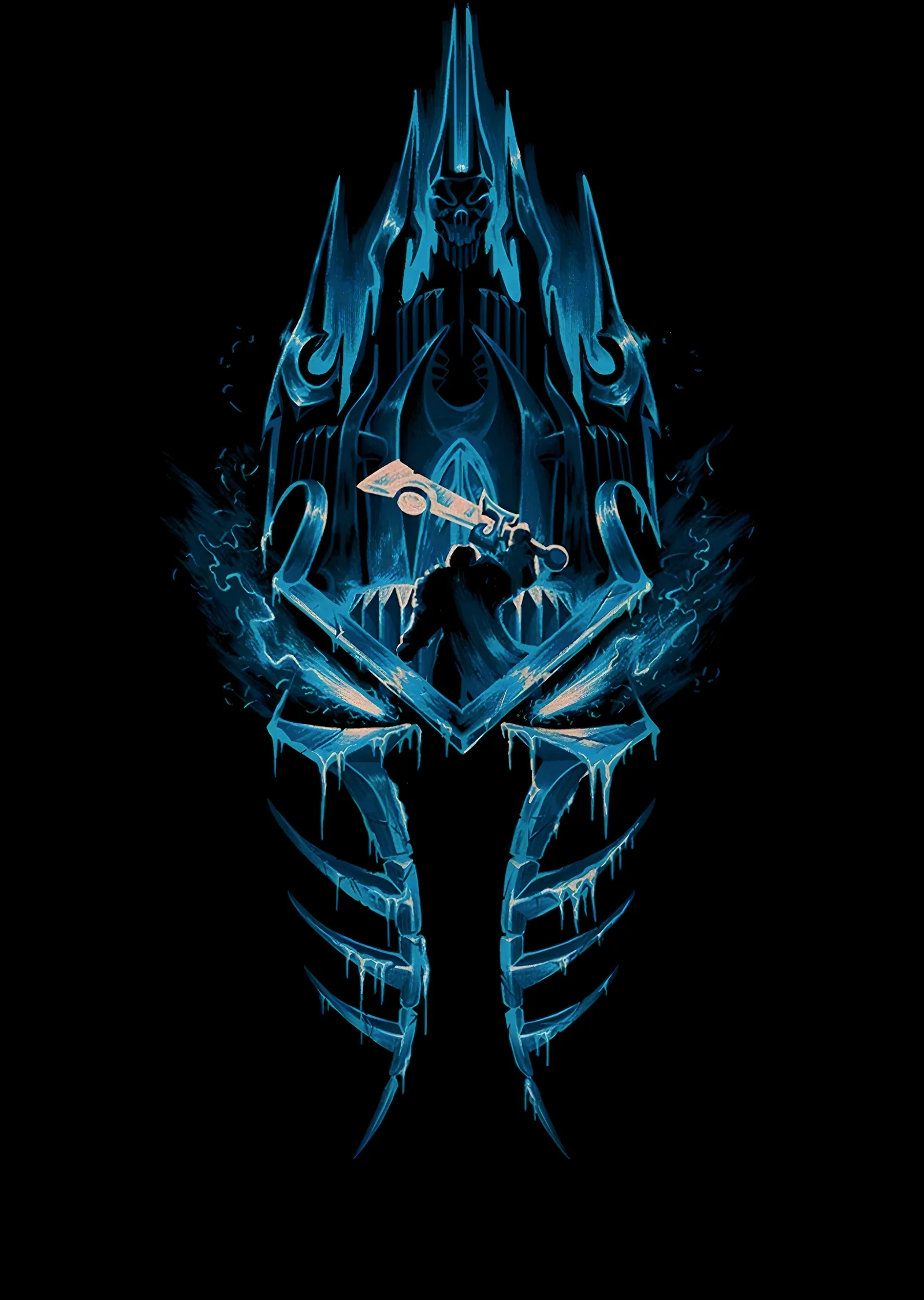 World of Warcraft - Donmuş Taht metal tablo