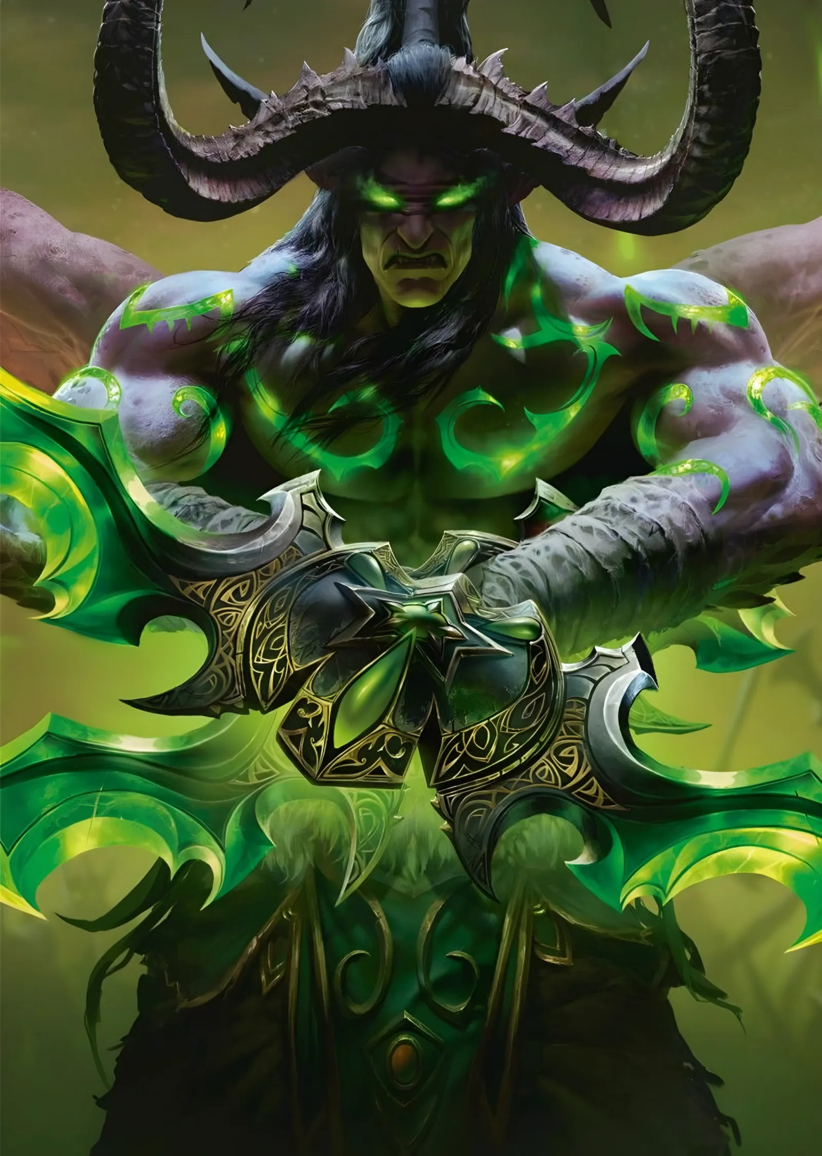 World of Warcraft - Illidan metal tablo