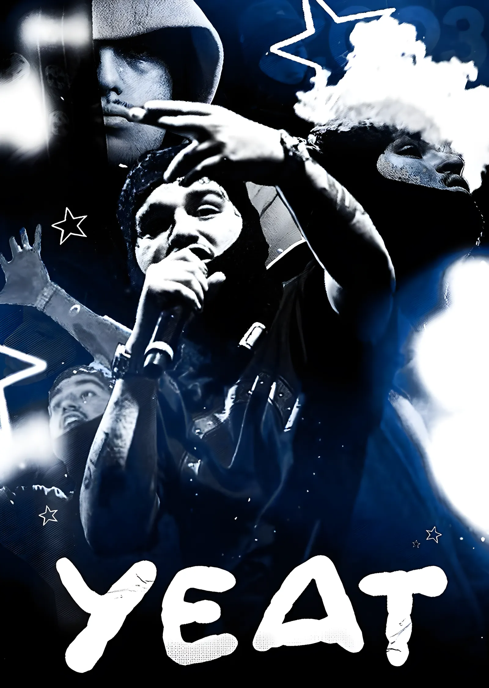 Yeat: Sahne Karesi Kolajı metal tablo