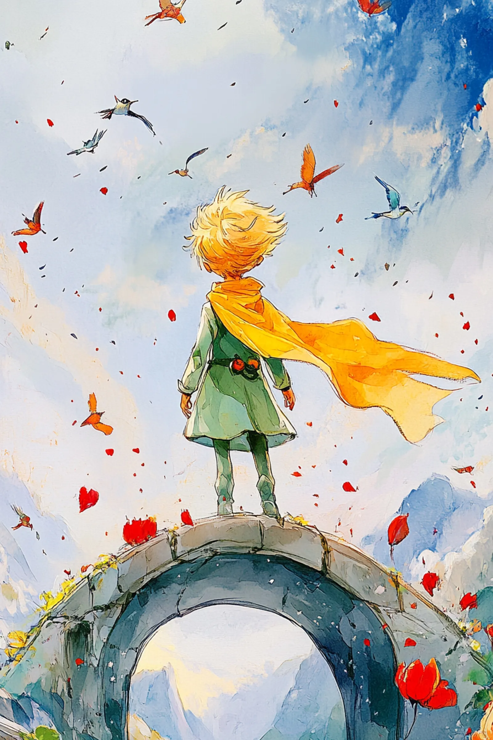 Gezegendeki Çocuk: Anime Yorumu metal tablo