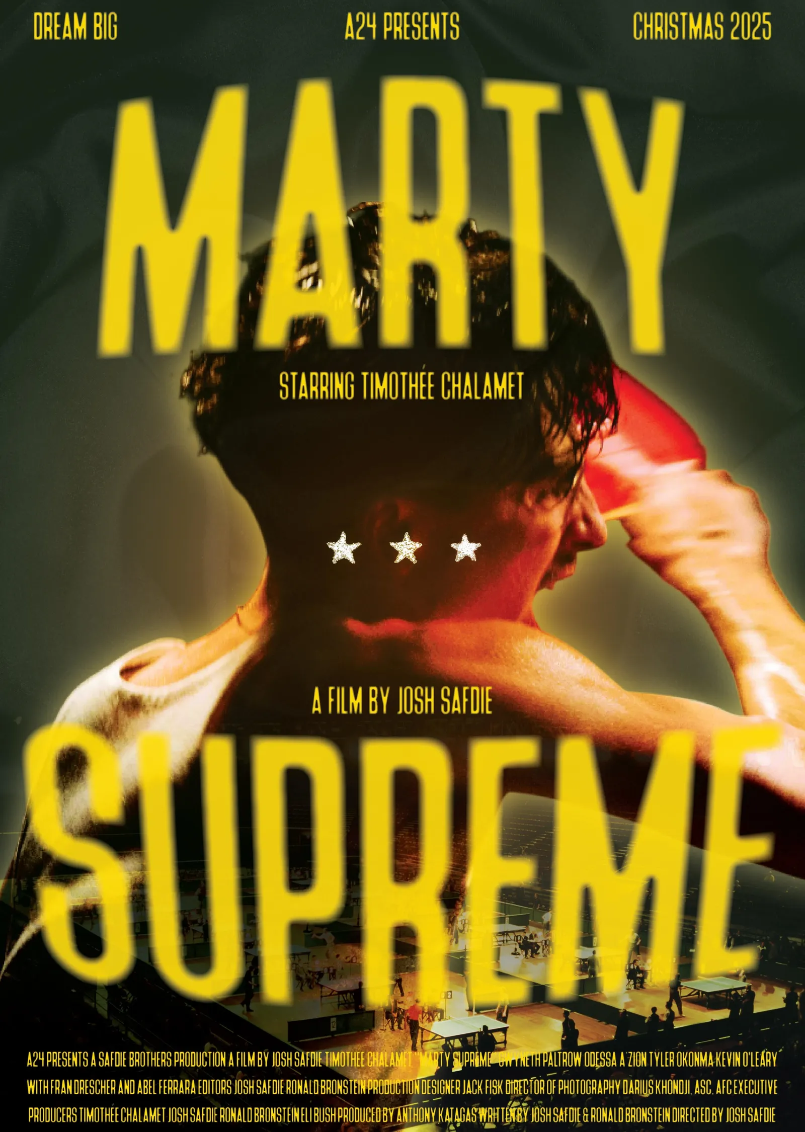 Marty Supreme metal tablo