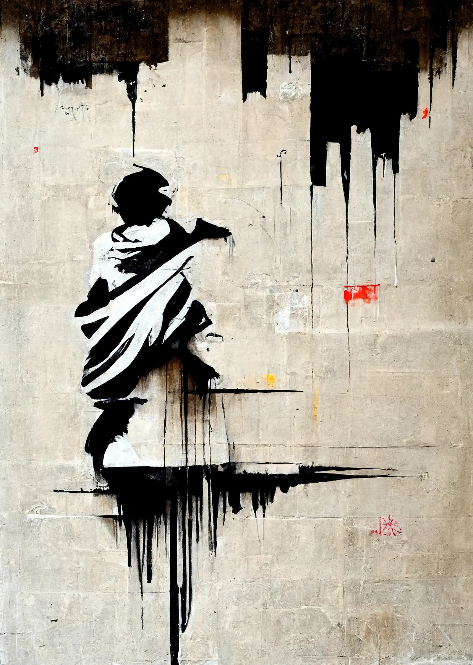 Banksy'nin Çocuğu metal tablo