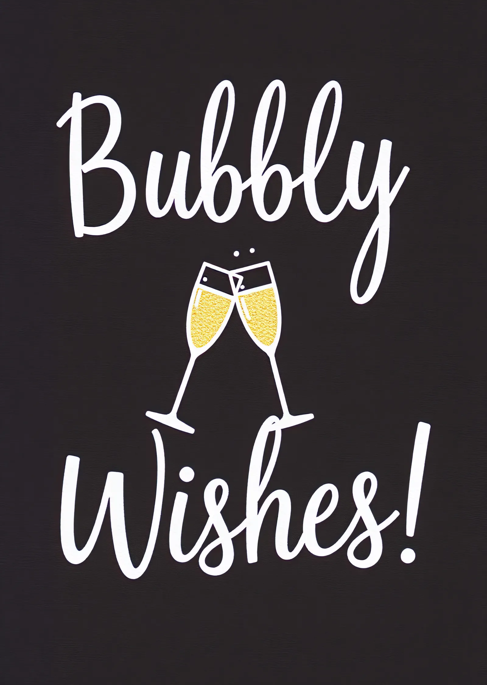 Bubbly Wishes! metal tablo