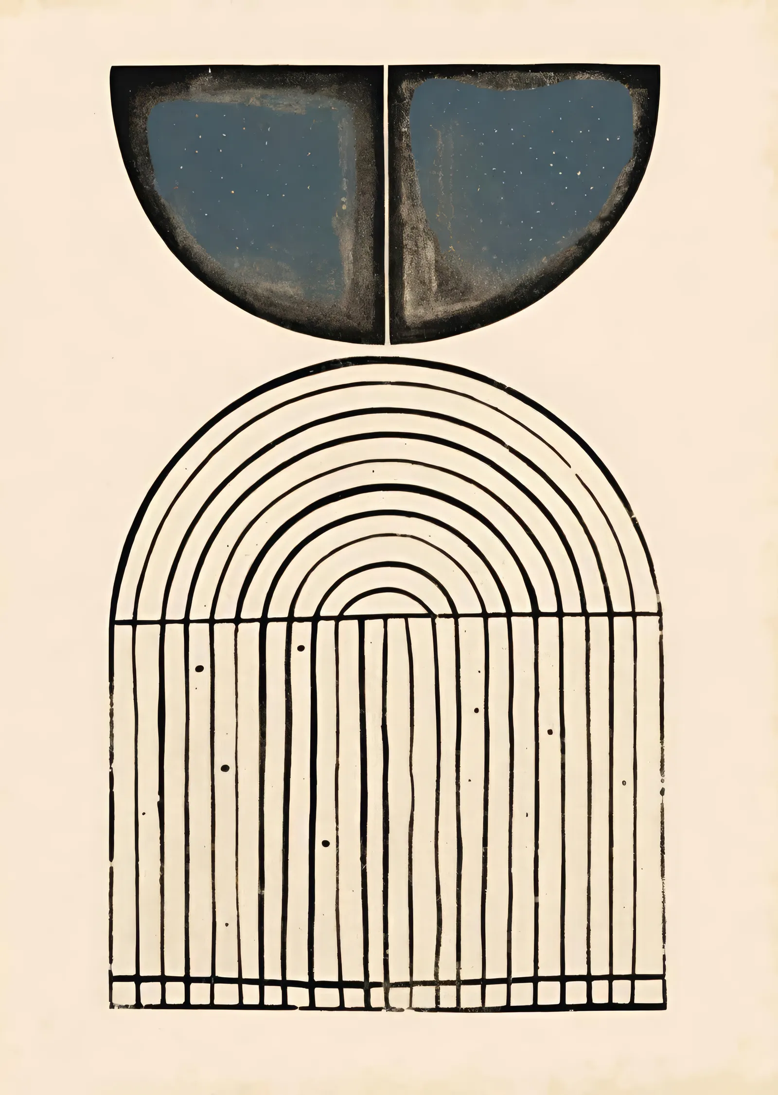 Soyut Sanat: Geometrik Figürler metal tablo