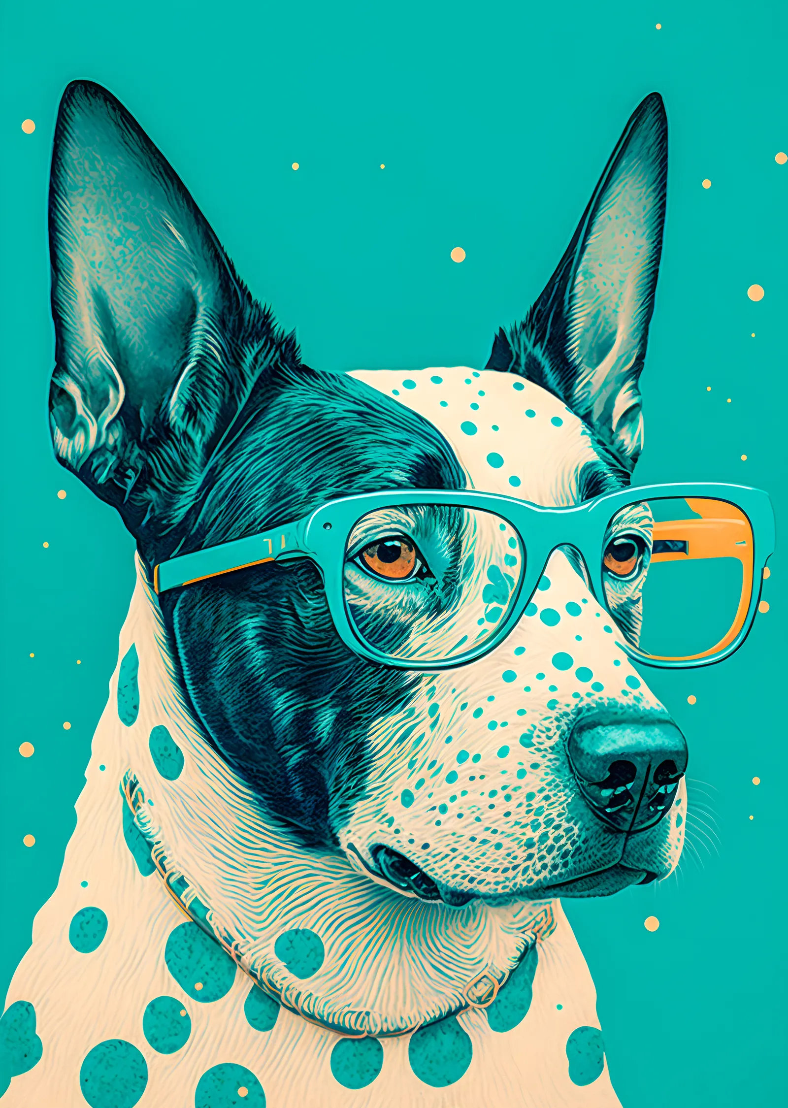 Güvenlik Köpeği metal tablo